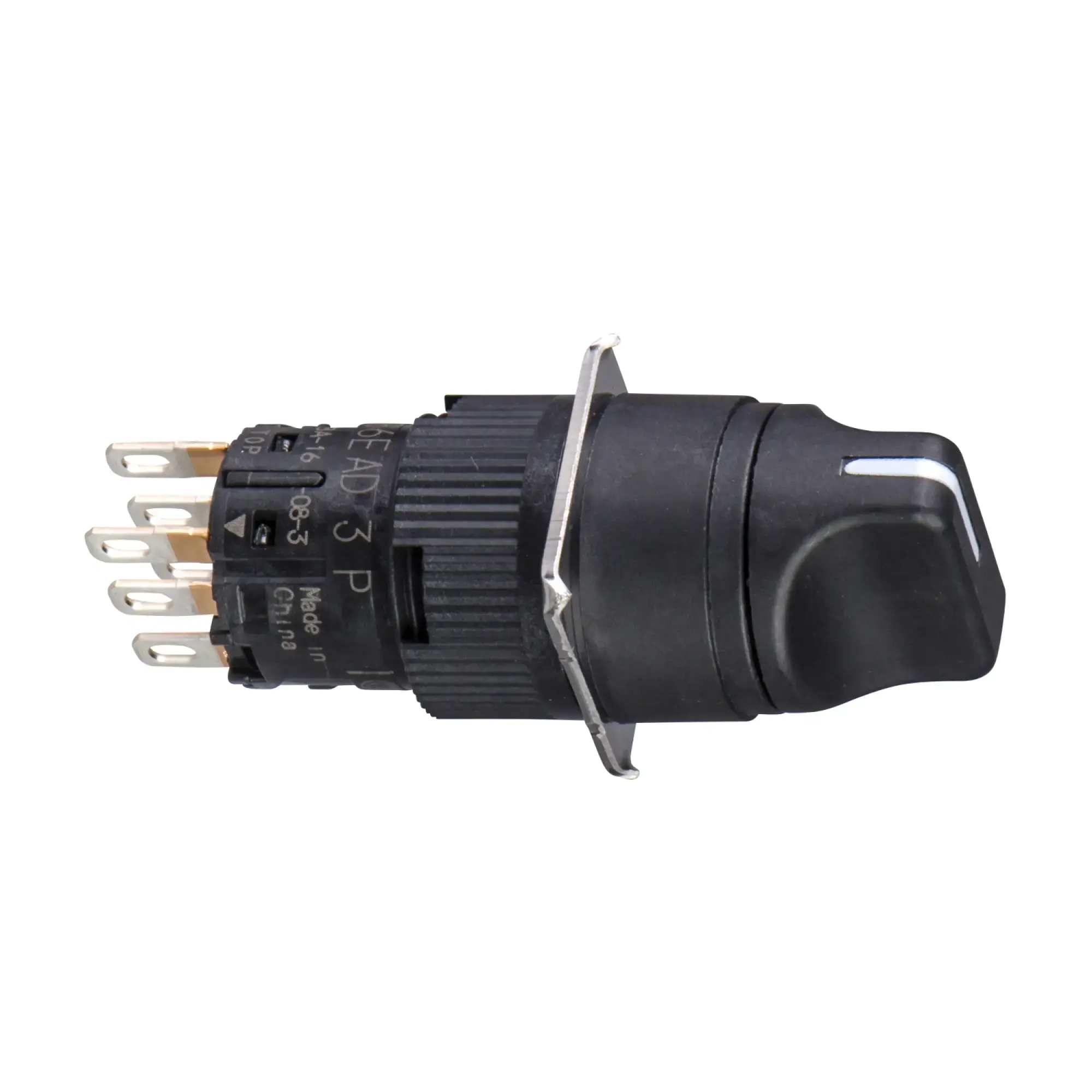 Schneider Electric XB6EAD221P Selector switch, black Ø 16, toggle, protruding 2 positions, 1W (img_002)
