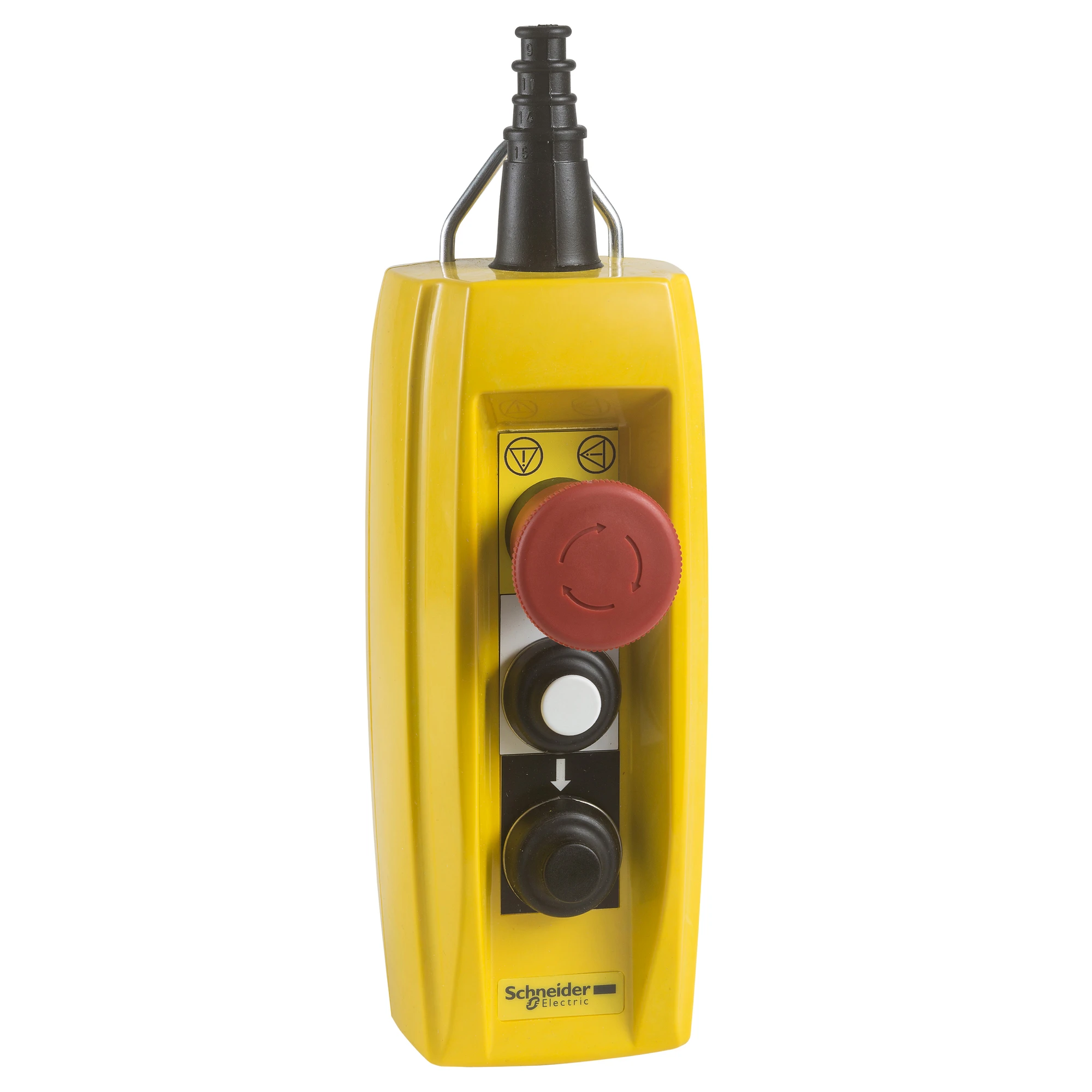Schneider Electric XACB3201 Pendant control station XAC-B, 2 pushbuttons 1 emergency stop button (img_001) Schneider Electric XACB3201 Pendant control station XAC-B, 2 pushbuttons 1 emergency stop button (img_001)