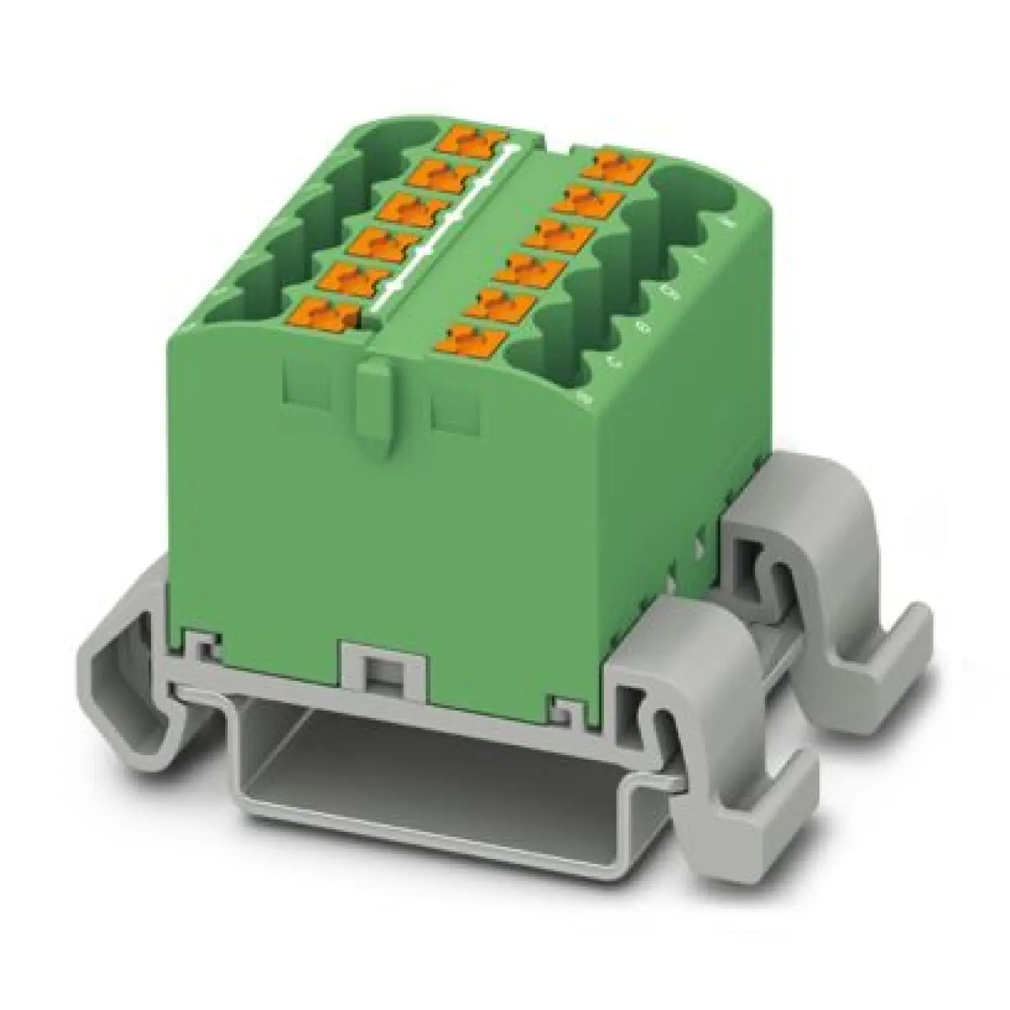 Phoenix Contact 3273162 Distribution block PTFIX 12X2,5-NS35A GN (img_001)