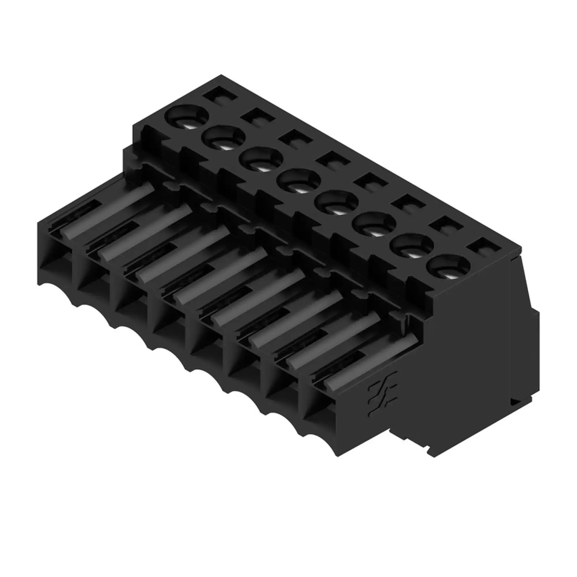 Weidmüller 1615700000 PCB connector (wire connection), 160 V, 17 A, Pitch in mm: 3.50, 1.5 mm², Number of poles: 8, Clamping yoke connection, Box (img_001)