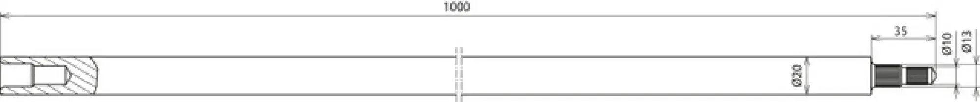Dehn 620903 Earth rod D 20mm L 1000mm StSt (V4A) Type AZ w. offset knurled pin (img_002) Dehn 620903 Earth rod D 20mm L 1000mm StSt (V4A) Type AZ w. offset knurled pin (img_002)
