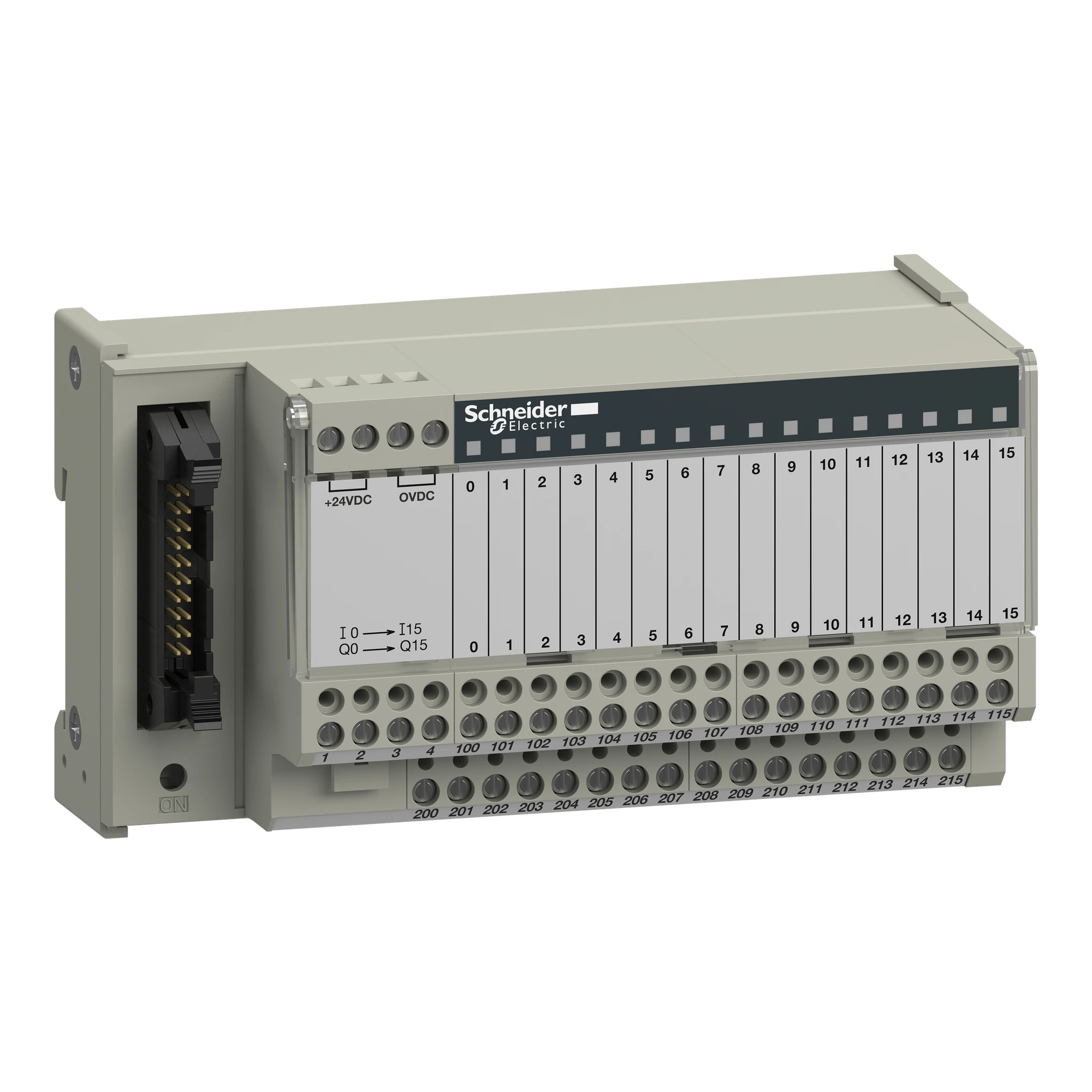 Schneider Electric ABE7H16R21 Passive terminal block ABE7, 16 inputs or outputs, LED (img_001)
