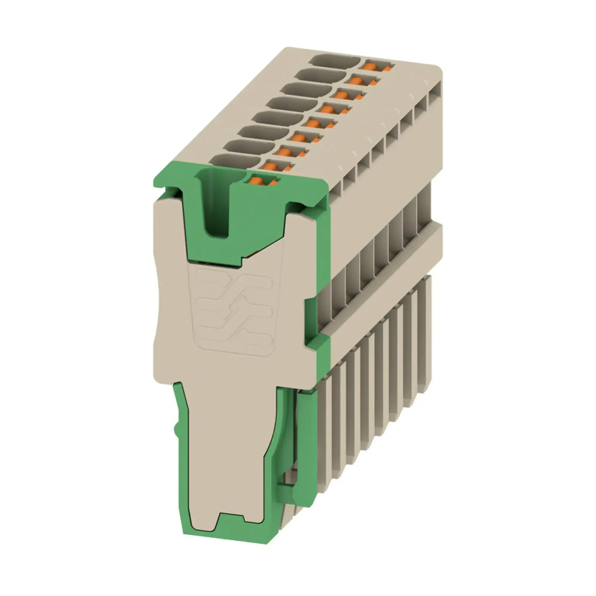 Weidmüller 2719820000 Plug (terminal), PUSH IN, 1.5 mm², 17.5 A, 500 V, Number of connections: 9, Number of poles: 9, Width: 31.5 mm (img_001)