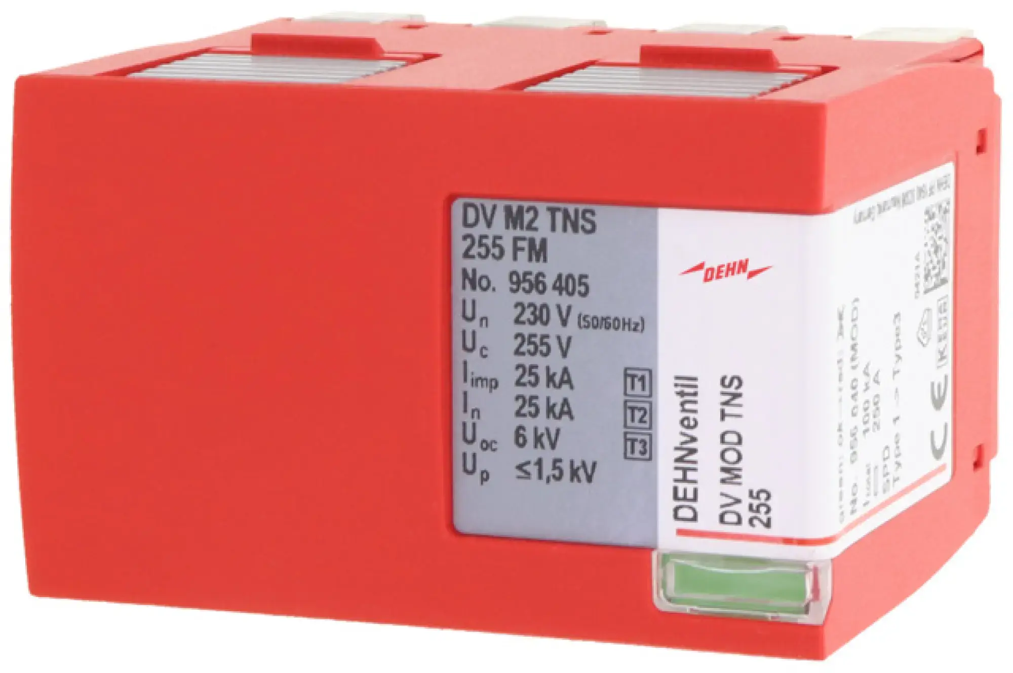 Dehn 956040 Protection module combined arrester Type 1+2+3 four-pole for DV M2 TNS 255 FM (img_002)