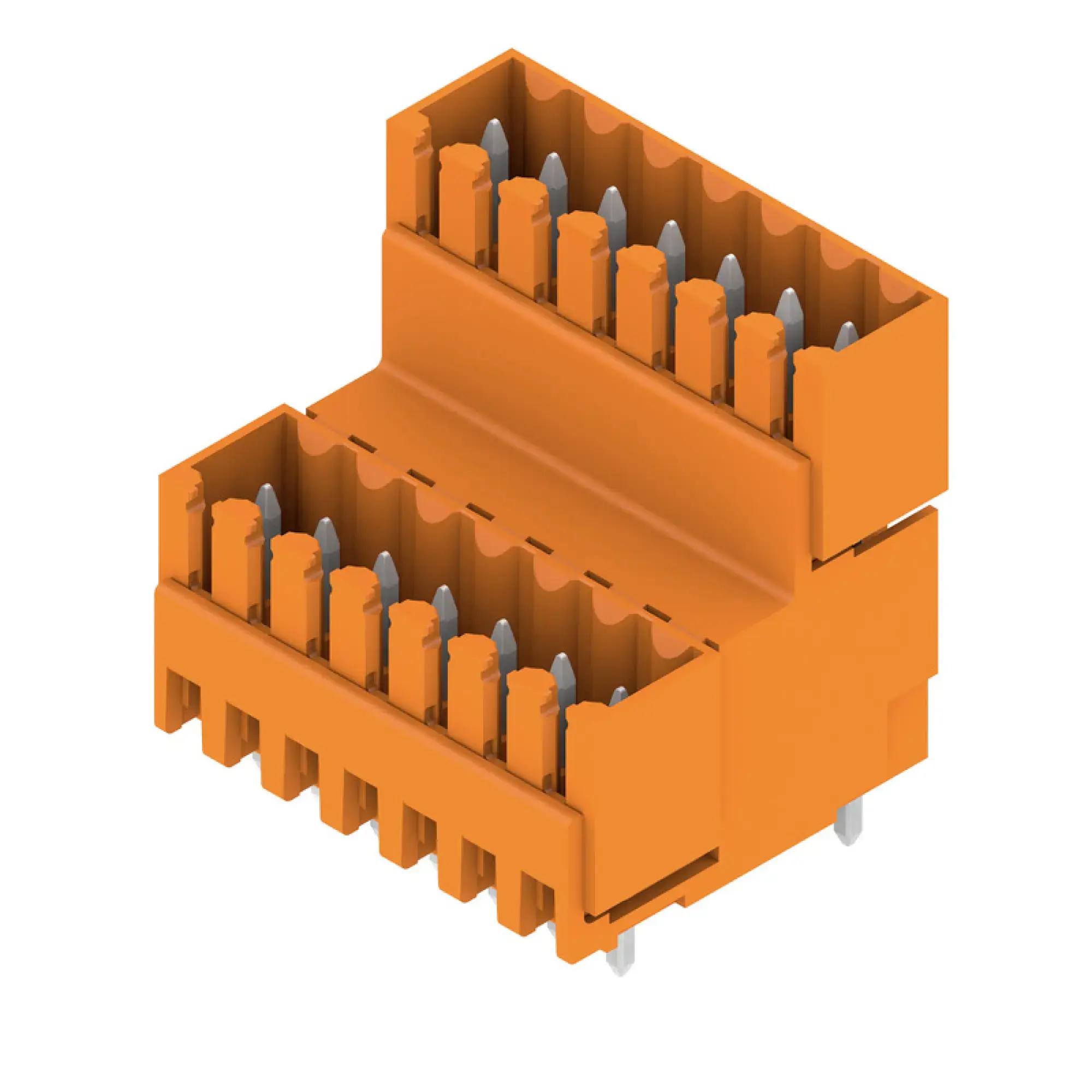 Weidmüller 1891210000 PCB connector (board connection), 160 V, 10.5 A, Pitch in mm: 3.50, Number of poles: 14, THT solder connection, Box (img_001)