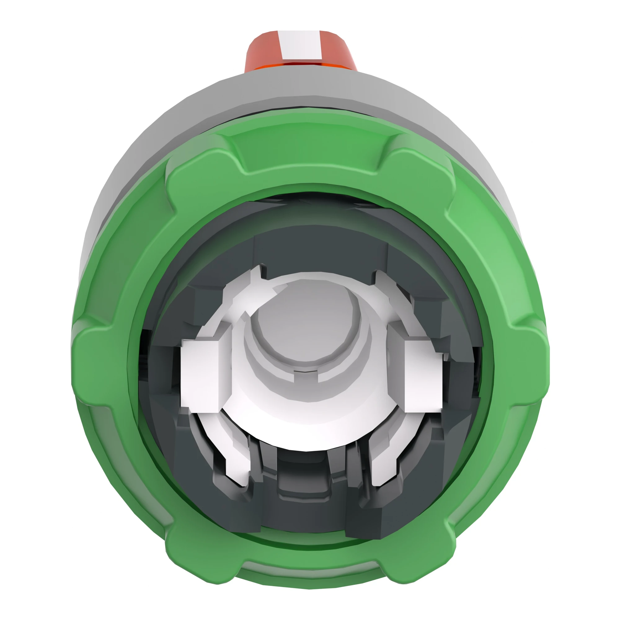Schneider Electric ZB5AK1553C0 Illuminated selector switch, front element, Harmony XB5, plastic, 22mm, orange, for universal LED, 3 positions, latching (img_004)