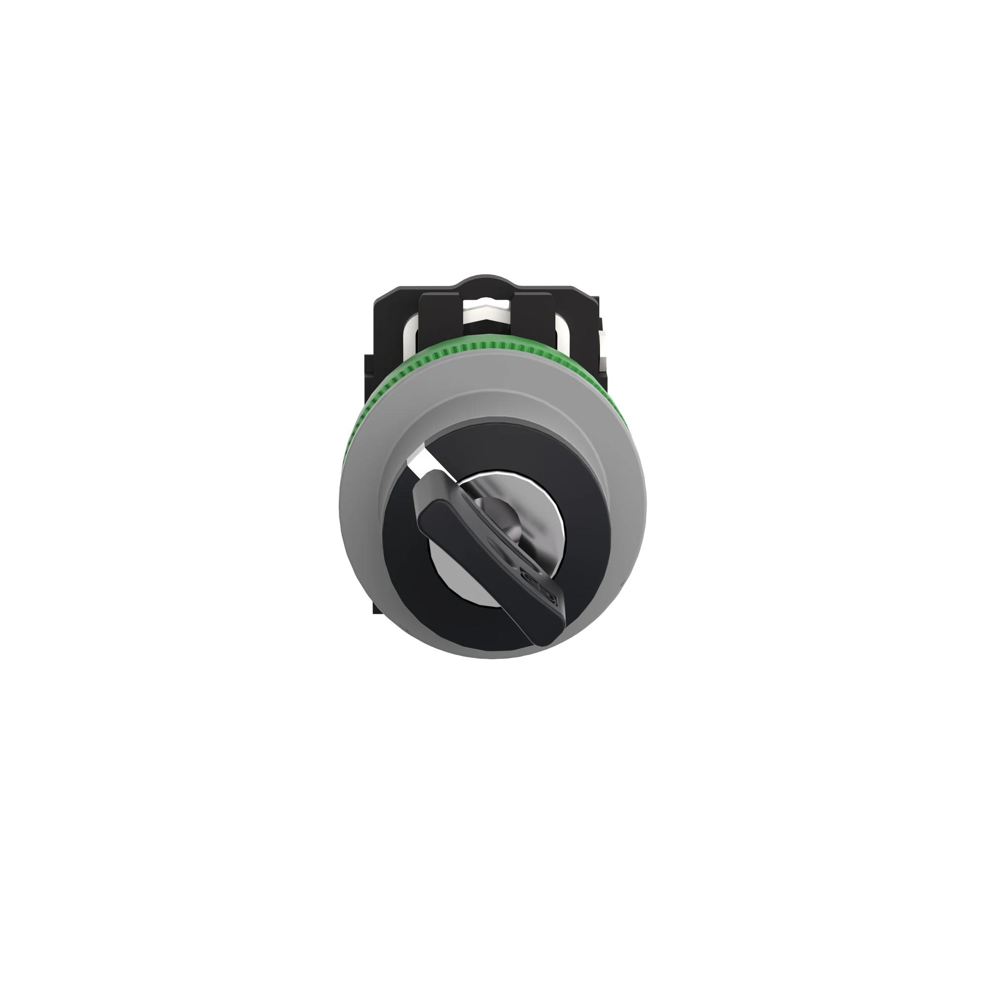 Schneider Electric XB5FG61C0 Key switch, Harmony XB5F, plastic, light grey, black, 2 positions, 30mm, momentary, Ronis 455, 1NO (img_004)