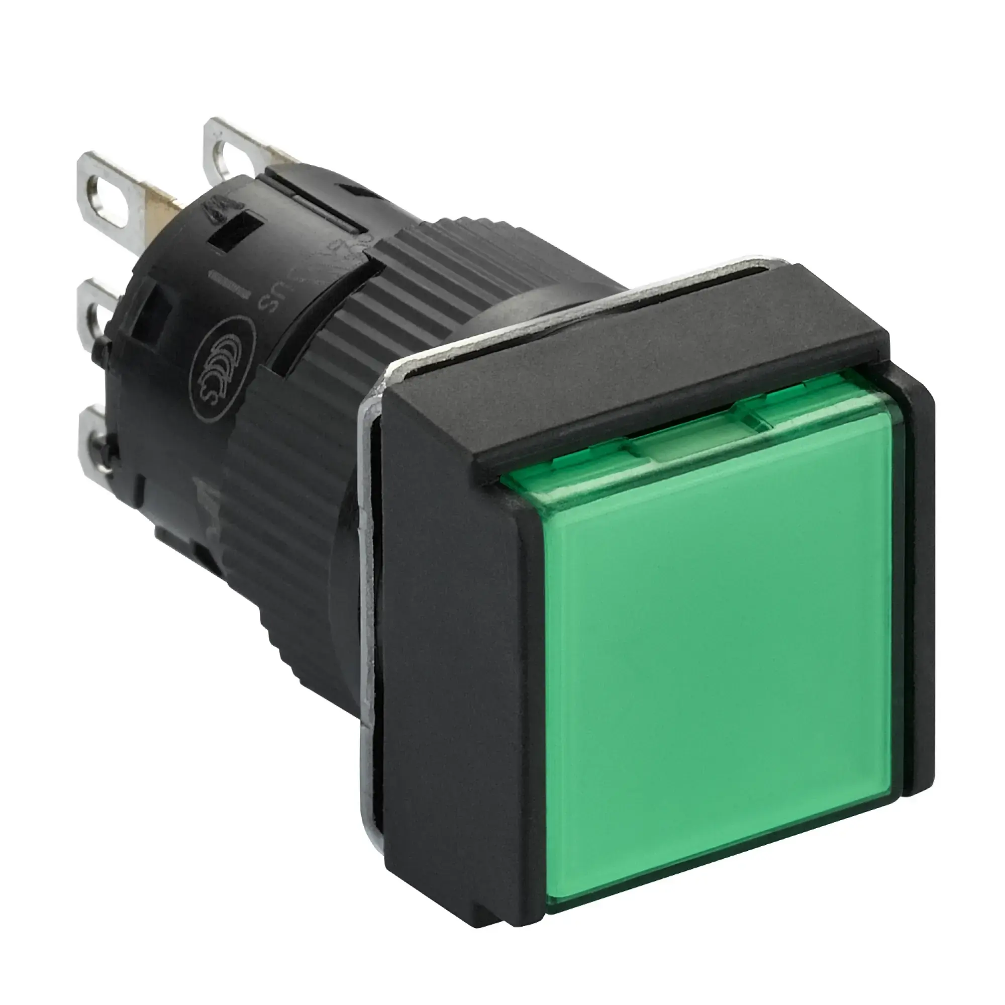 Schneider Electric XB6ECW3B1P Green Illuminated Push Button Ø 16, flat, without latching, 24 V, 1NO (img_002)
