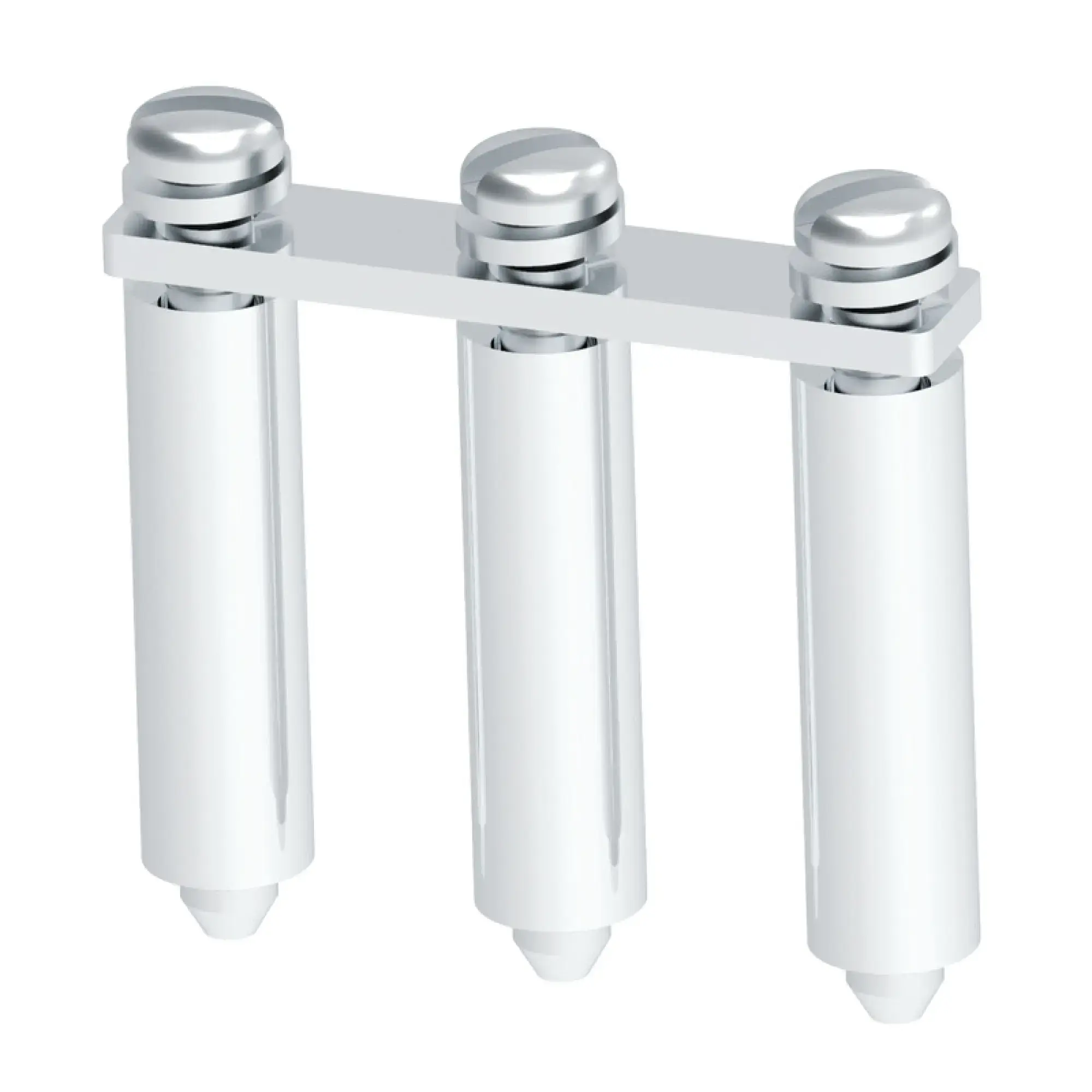 Weidmüller 2615040000 Cross-connector (terminal), when screwed in, black, grey, 41 A, Number of poles: 3, Pitch in mm: 9.00, Insulated: No, Width: 23 mm (img_001)