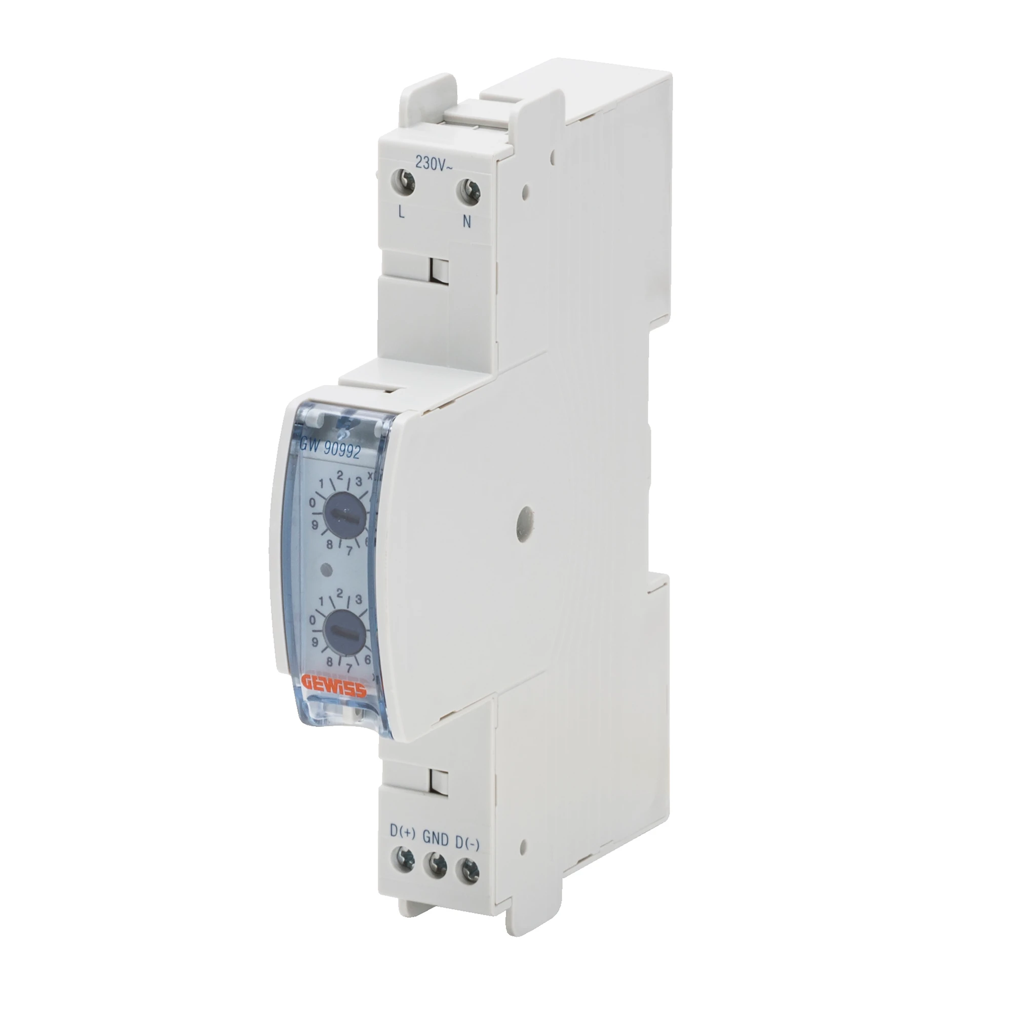 GEWISS GW90992 BUS RS485 COMMUNICATION INTERFACE MODULE - FOR RESTART AUTOTEST 2/4 POLES/RESTART RM PRO 4 POLES - 1 MODULE EN 50022 (img_001)