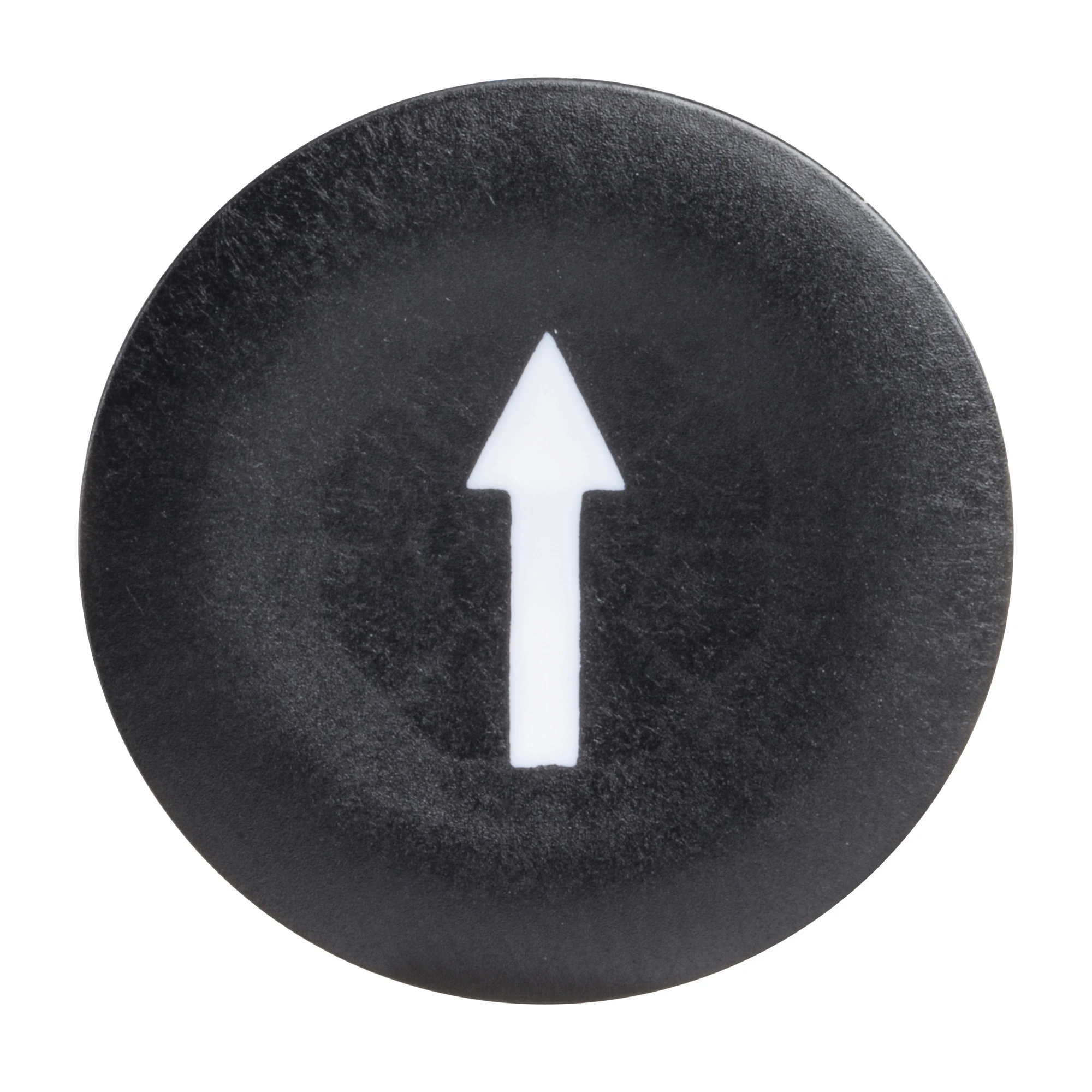Schneider Electric ZBA335 Push-button, black, labeling arrow, white, for front element round, flat pressure (img_001)