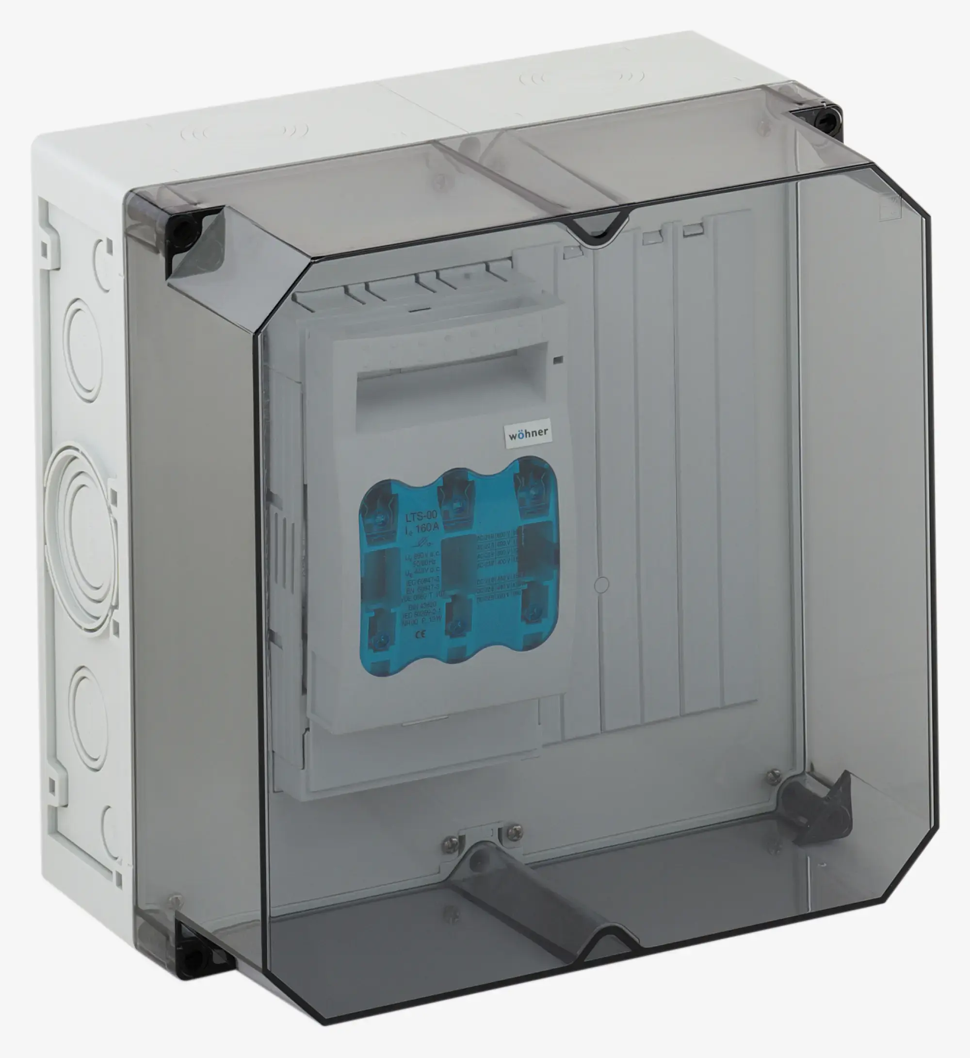 Spelsberg 76621501 Fuse enclosure, transparent, Type of protection IP54/IP65 , Impact strength IK08, Protection class II, Rated voltage 690V AC, Halogen free (img_001) Spelsberg 76621501 Fuse enclosure, transparent, Type of protection IP54/IP65 , Impact strength IK08, Protection class II, Rated voltage 690V AC, Halogen free (img_001)