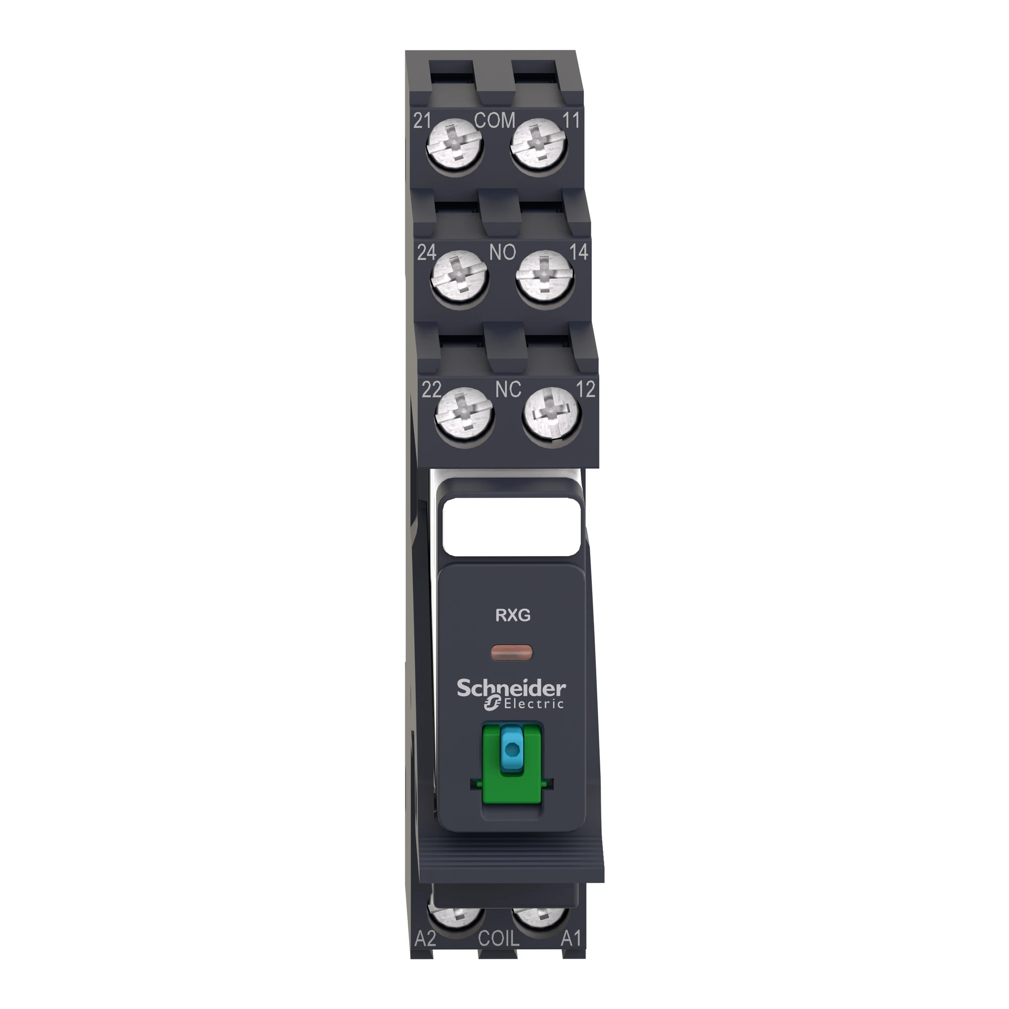 Schneider Electric RXG21BDPV Interface Relay 2C/O 5A 24VDC Test Button Socket Bridge Diode+LED mounted (img_002)