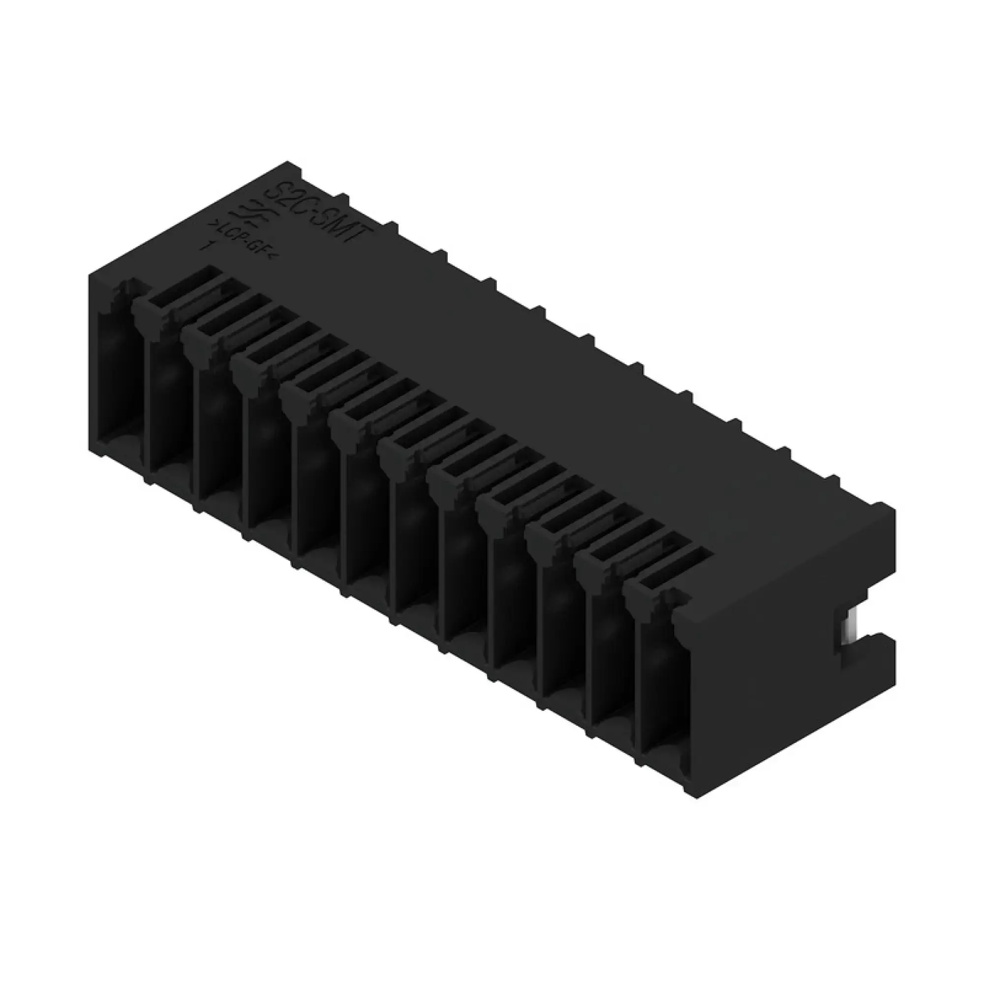 Weidmüller 1289750000 PCB connector (board connection), 160 V, 13.4 A, Pitch in mm: 3.50, Number of poles: 24, THT/THR solder connection, Box (img_001)
