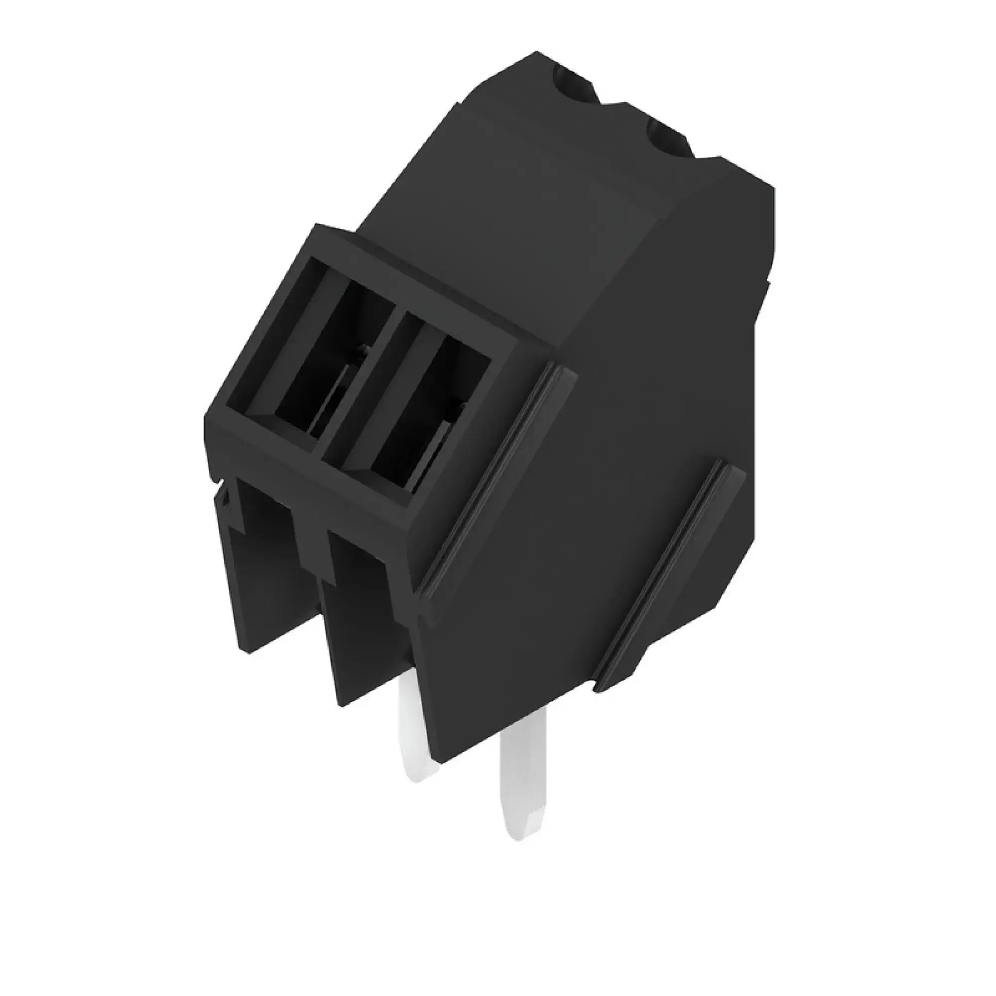 Weidmüller 1715010000 PCB terminal, 160 V, 16 A, Pitch in mm: 3.50, 2.08 mm², Number of poles: 2, Clamping yoke connection, THT solder connection, 135°, Box (img_001) Weidmüller 1715010000 PCB terminal, 160 V, 16 A, Pitch in mm: 3.50, 2.08 mm², Number of poles: 2, Clamping yoke connection, THT solder connection, 135°, Box (img_001)