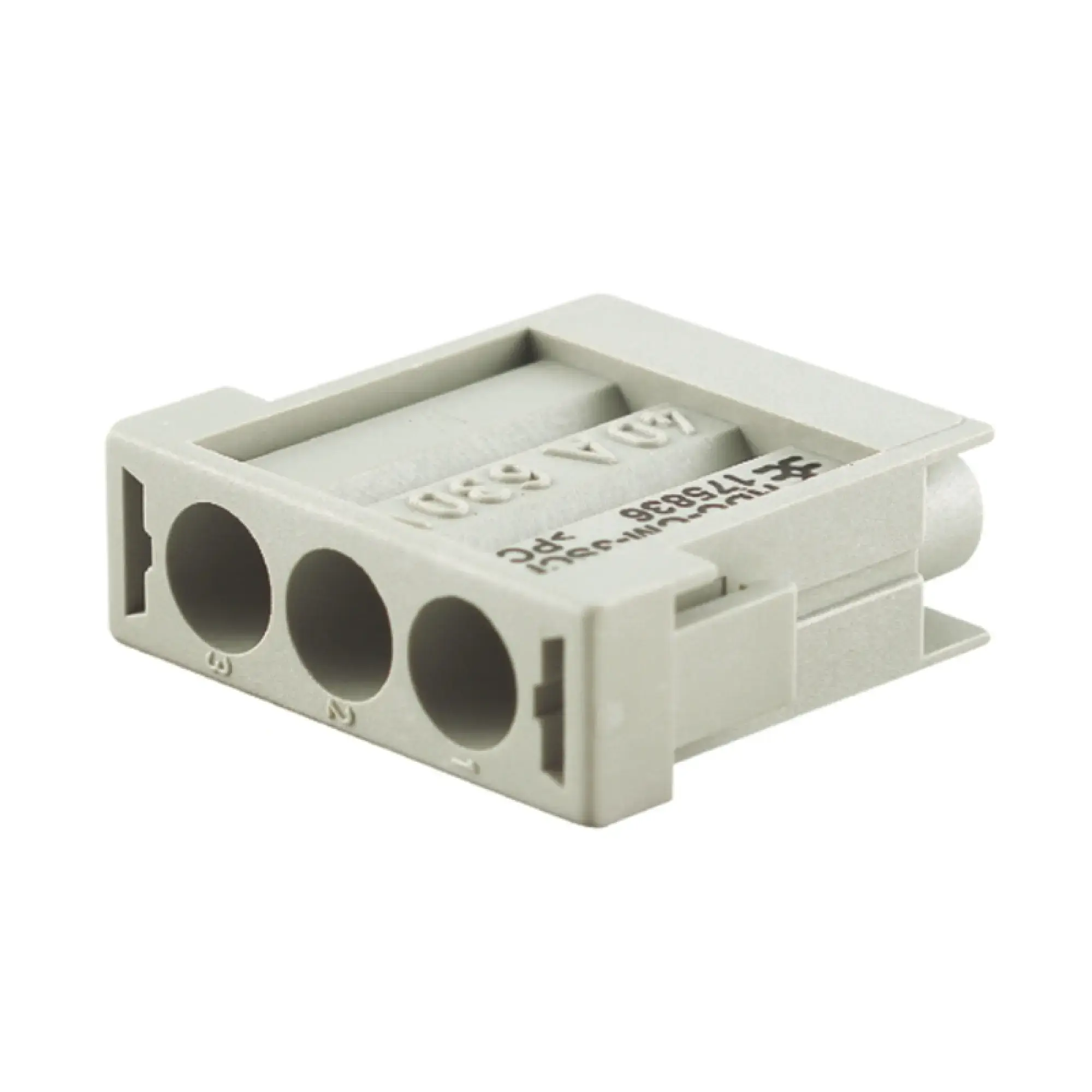 Weidmüller 1758360000 Contact insert (industry plug-in connectors), Pin, 690 V, 40 A, Number of poles: 3, Crimp connection (img_001) Weidmüller 1758360000 Contact insert (industry plug-in connectors), Pin, 690 V, 40 A, Number of poles: 3, Crimp connection (img_001)