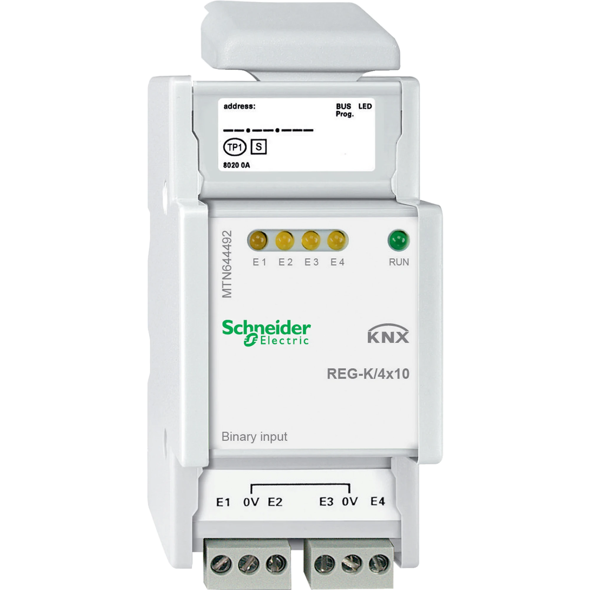 Schneider Electric MTN644492 Binary Input REG-K/4x10, light grey (img_001) Schneider Electric MTN644492 Binary Input REG-K/4x10, light grey (img_001)