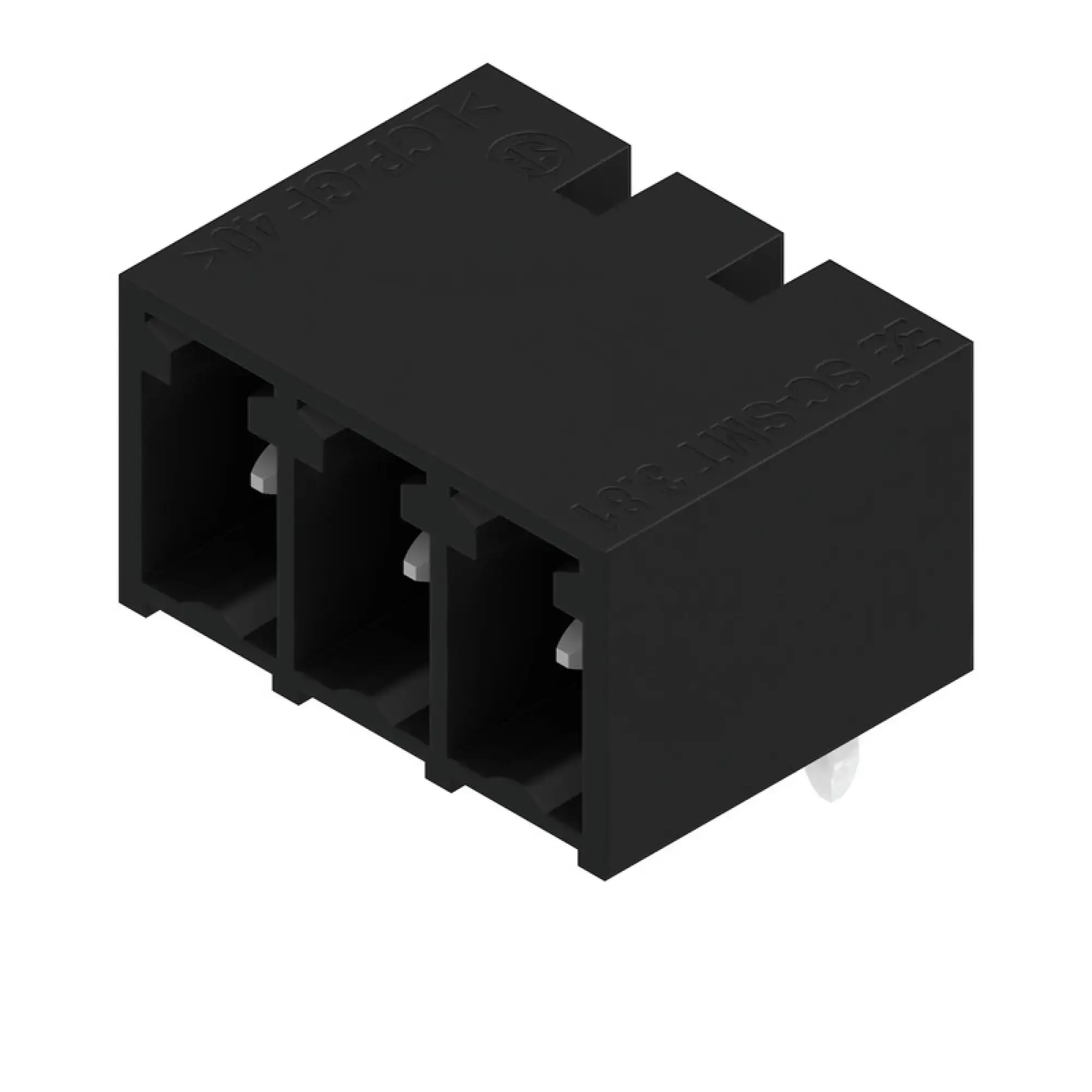 Weidmüller 1862480000 PCB connector (board connection), 160 V, 17.5 A, Pitch in mm: 3.81, Number of poles: 3, THT/THR solder connection, Box (img_001)