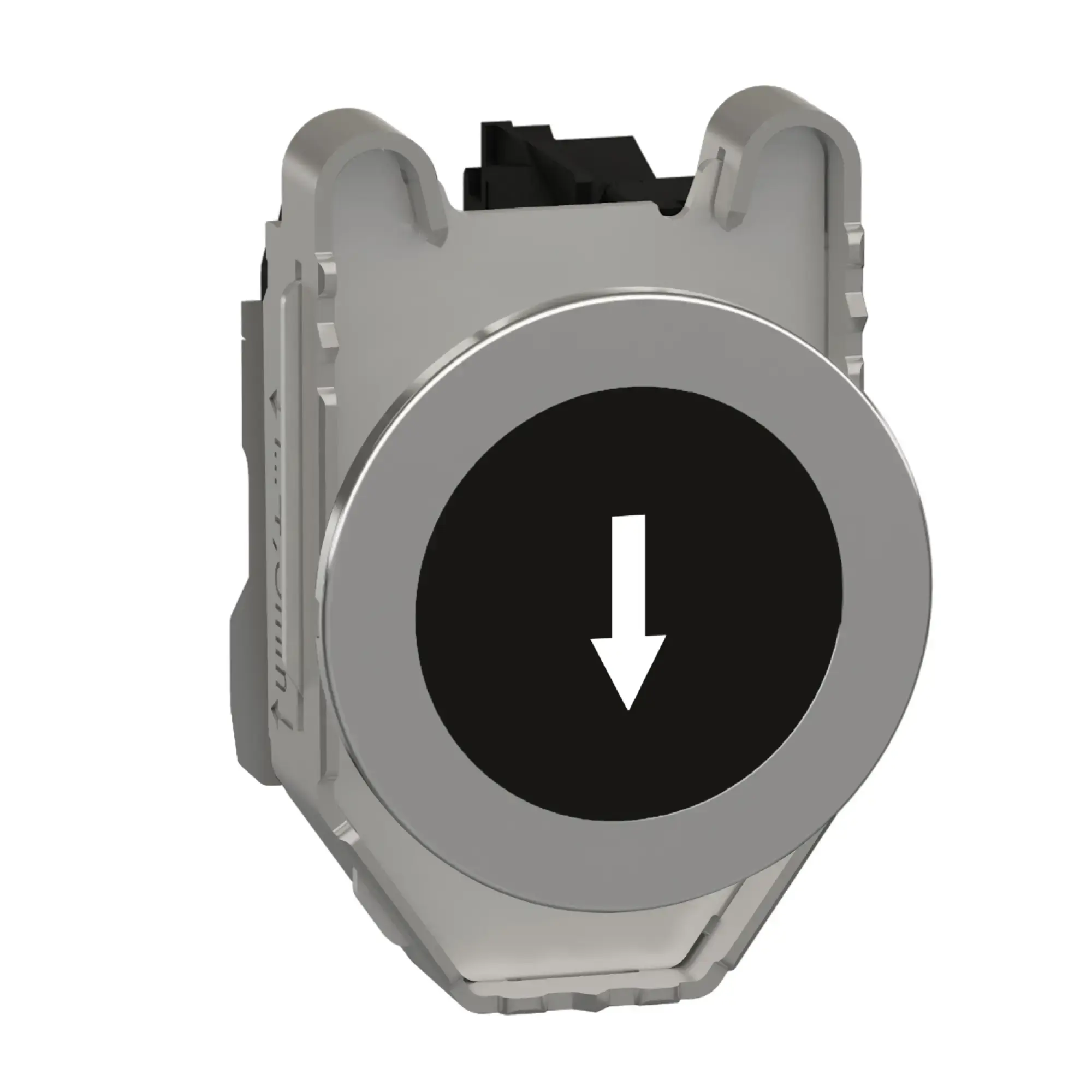 Schneider Electric XB4FA3351 Push-button, Harmony XB4F, metal, 30mm, black, labeled arrow down, momentary, screw terminal, 1S (img_004) Schneider Electric XB4FA3351 Push-button, Harmony XB4F, metal, 30mm, black, labeled arrow down, momentary, screw terminal, 1S (img_004)