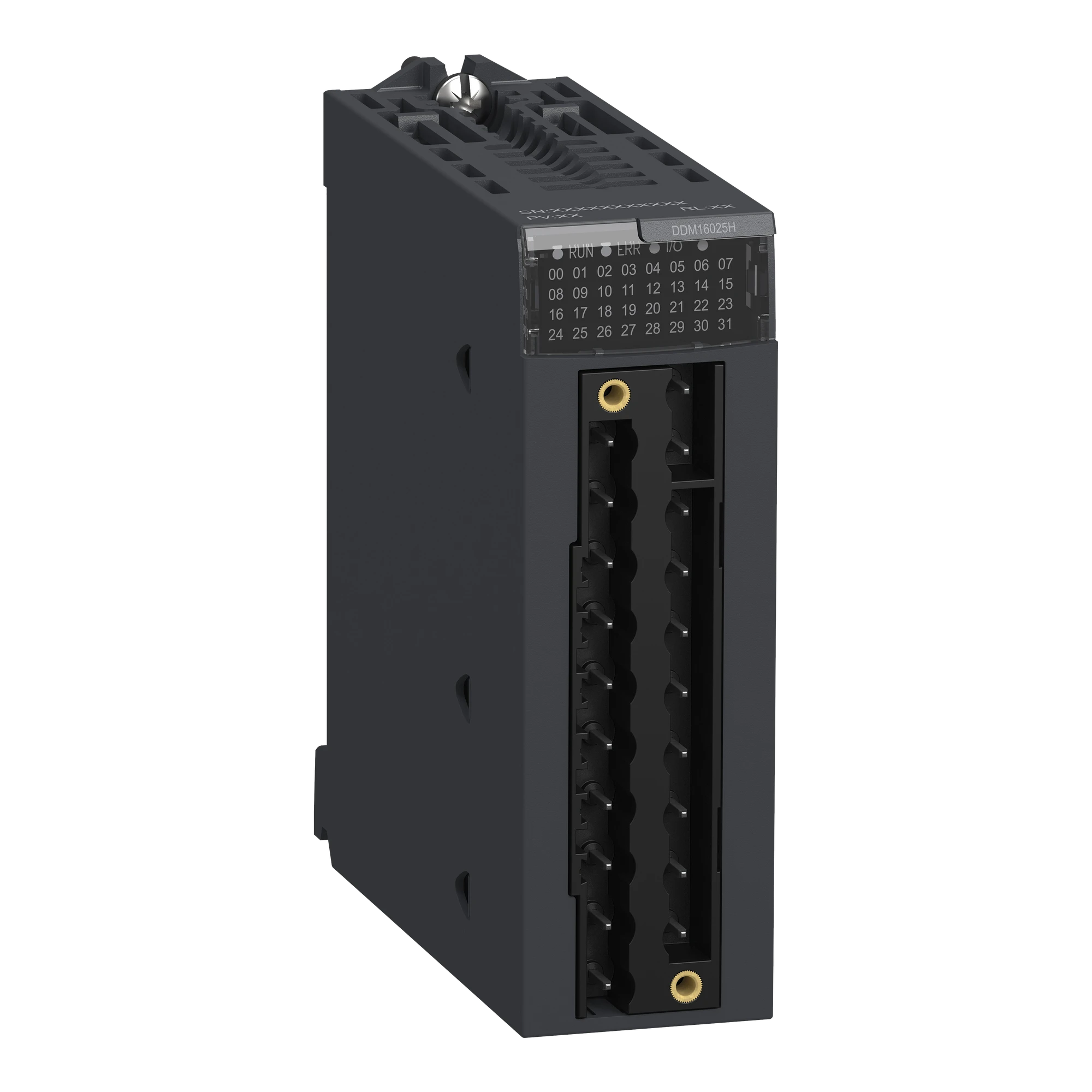 Schneider Electric BMXDDM16025H Modicon X80 I/O Module, 8 digital inputs, 24V DC, 8 digital relay outputs, 24-240V AC 3A positive logic, robust design (img_001) Schneider Electric BMXDDM16025H Modicon X80 I/O Module, 8 digital inputs, 24V DC, 8 digital relay outputs, 24-240V AC 3A positive logic, robust design (img_001)