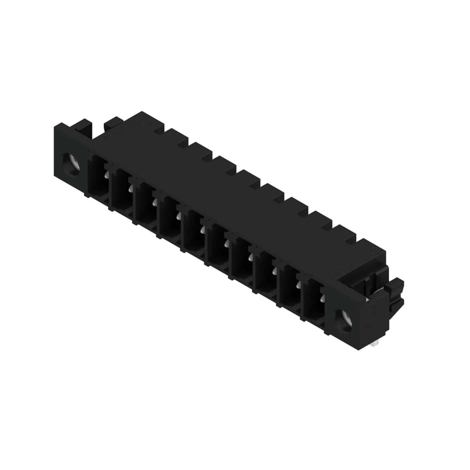 Weidmüller 1863790000 PCB connector (board connection), 160 V, 17.5 A, Pitch in mm: 3.81, Number of poles: 10, THT/THR solder connection, Box (img_001)