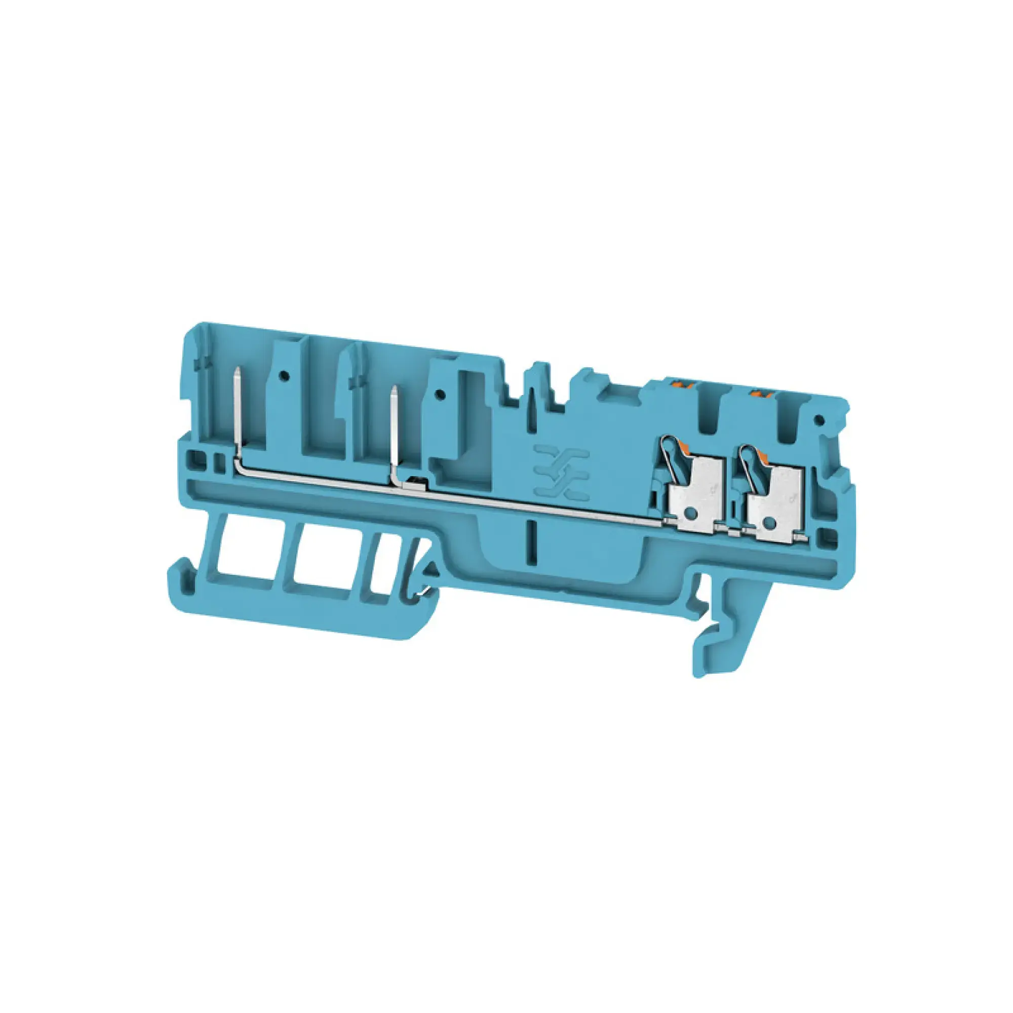 Weidmüller 2482210000 Pluggable terminal, PUSH IN, Plug-in connection, blue, 1.5, 1.5 mm², 17.5 A, Number of connections: 4, Number of levels: 1, TS 35, V-0, Wemid (img_001)