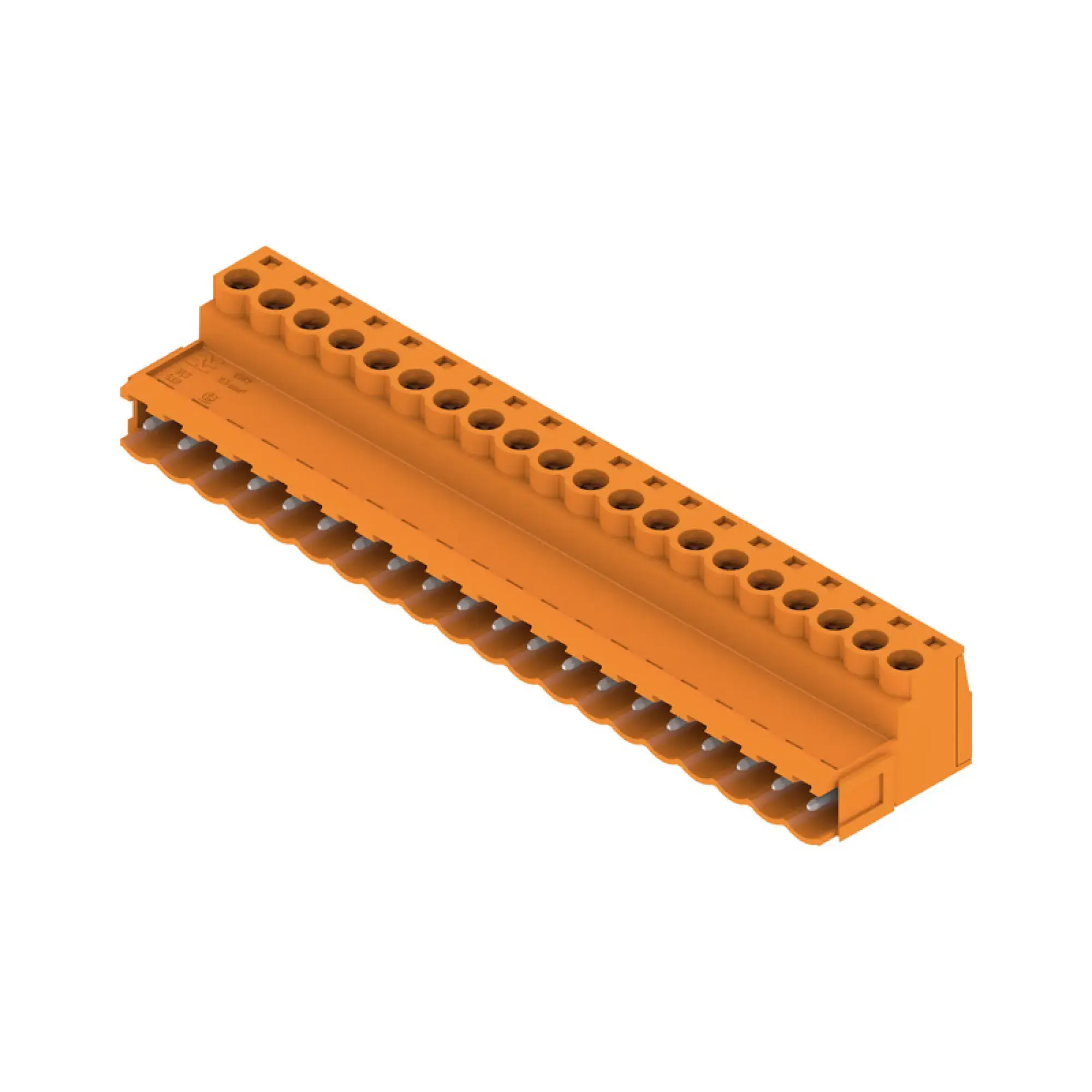 Weidmüller 1645180000 PCB connector (wire connection), 320 V, 21.5 A, Pitch in mm: 5.08, 3.31 mm², Number of poles: 20, Clamping yoke connection, Box (img_001)
