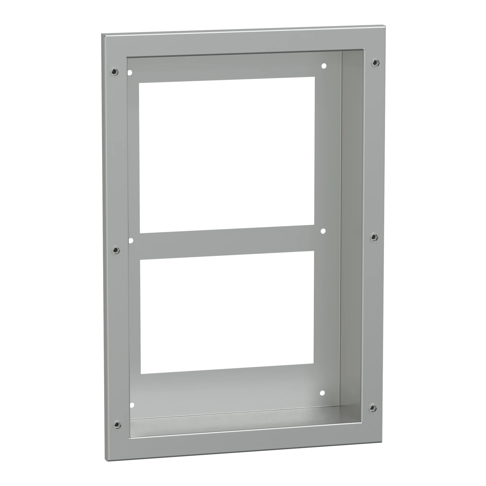 Schneider Electric NSYCUACC038DG Kit for semi-flush mounting for wall-mounted cooling unit, networked, Climasys CU, 350 - 600W (img_001) Schneider Electric NSYCUACC038DG Kit for semi-flush mounting for wall-mounted cooling unit, networked, Climasys CU, 350 - 600W (img_001)