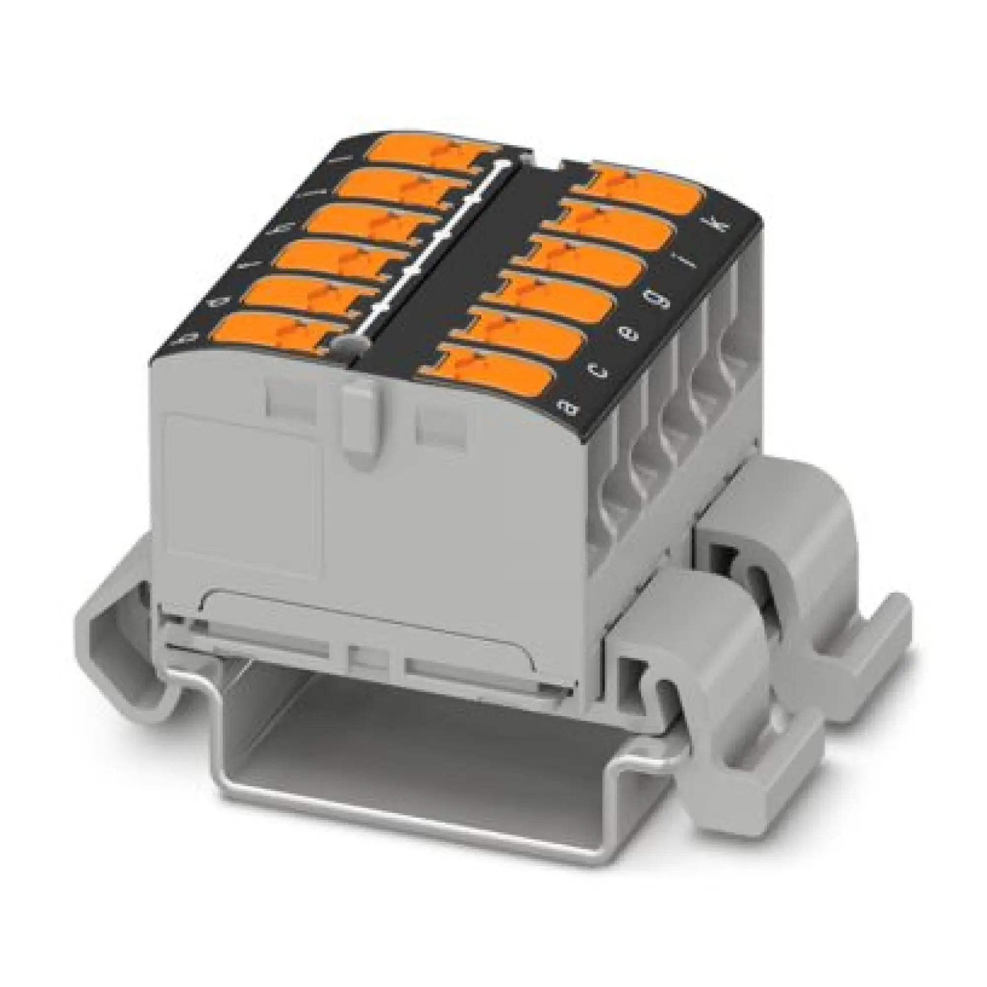 Phoenix Contact 1019536 Distribution block PTVFIX 12X2,5-NS35A BK (img_001)