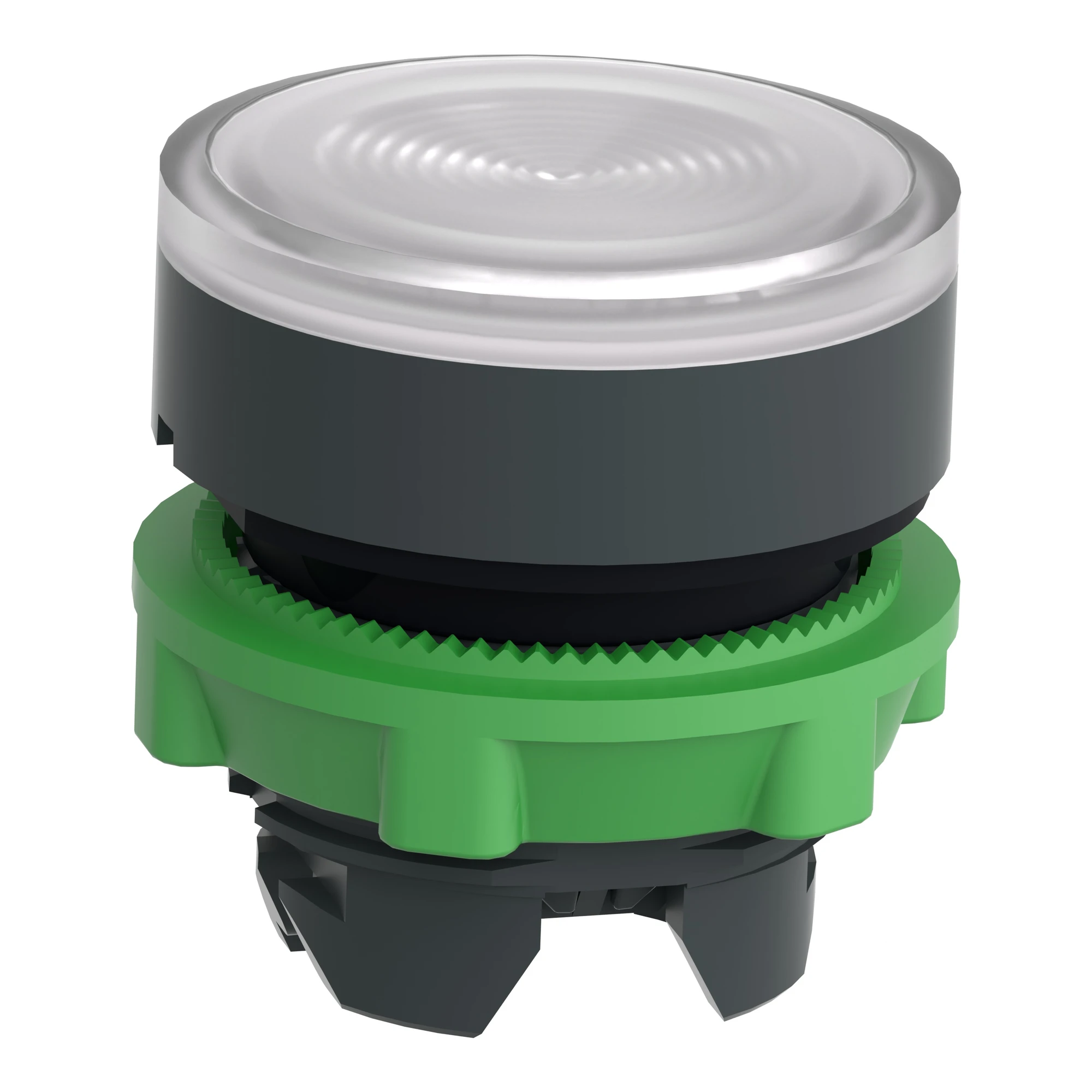 Schneider Electric ZB5AW313S Illuminated pushbutton, front element, Harmony XB5, plastic, 22mm, white, for universal LED, grooved dome (img_005) Schneider Electric ZB5AW313S Illuminated pushbutton, front element, Harmony XB5, plastic, 22mm, white, for universal LED, grooved dome (img_005)