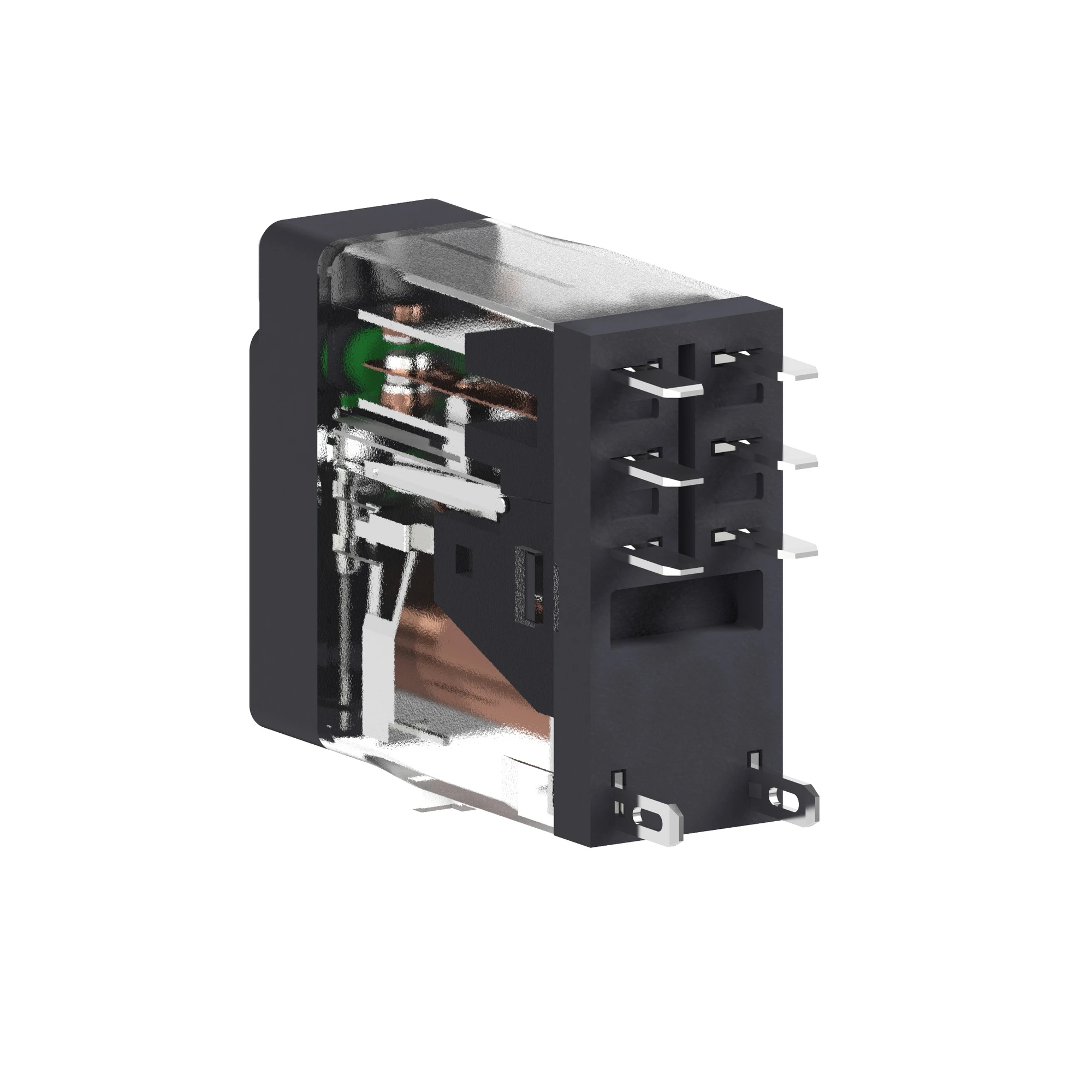 Schneider Electric RXG23P7 Pluggable Interface Relay RXG, 2 C/O, 5A, 230VAC, with LED, without test button (img_002)