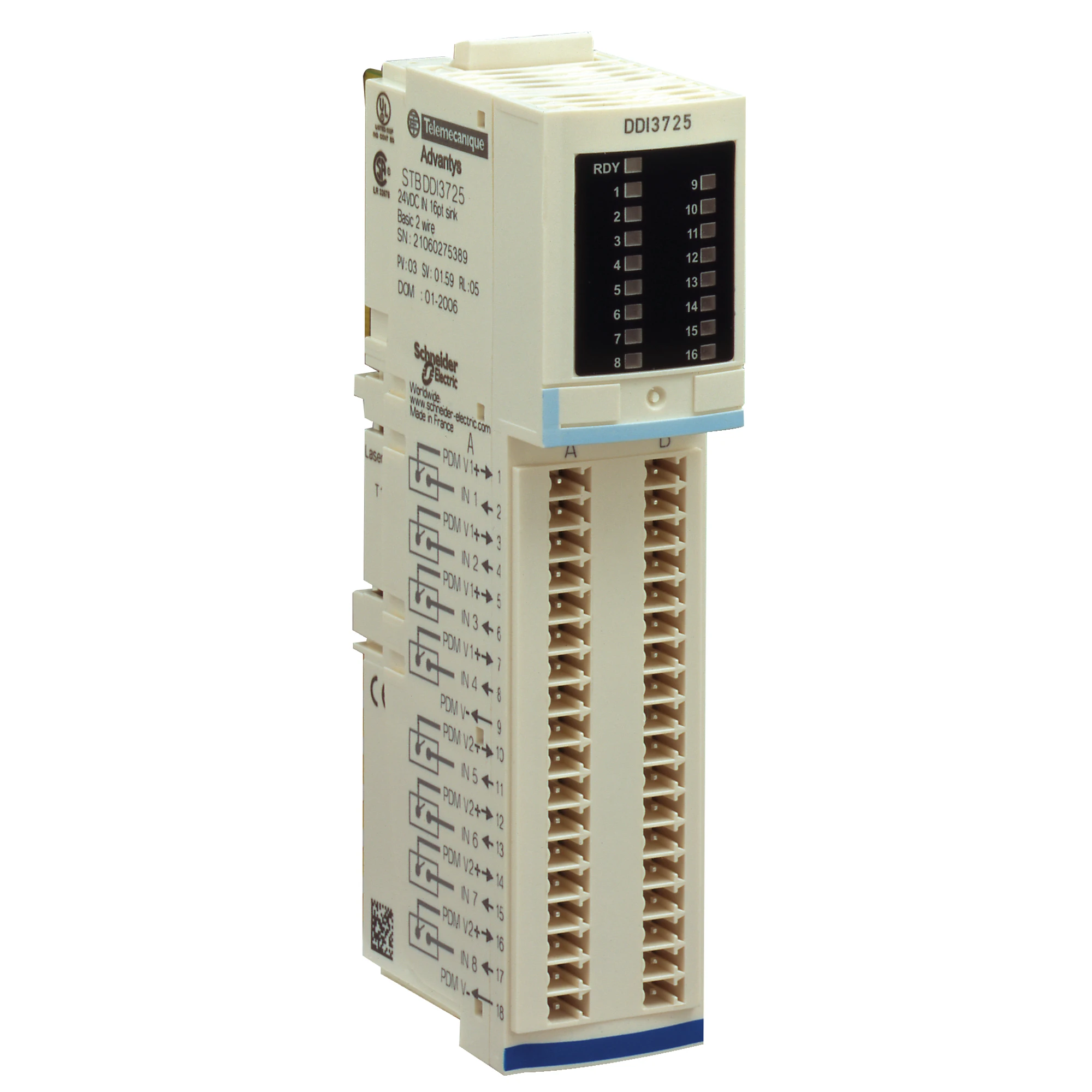 Schneider Electric STBDDI3725 Dig. Input module base version STB, 24 V DC, 16 I (img_001)