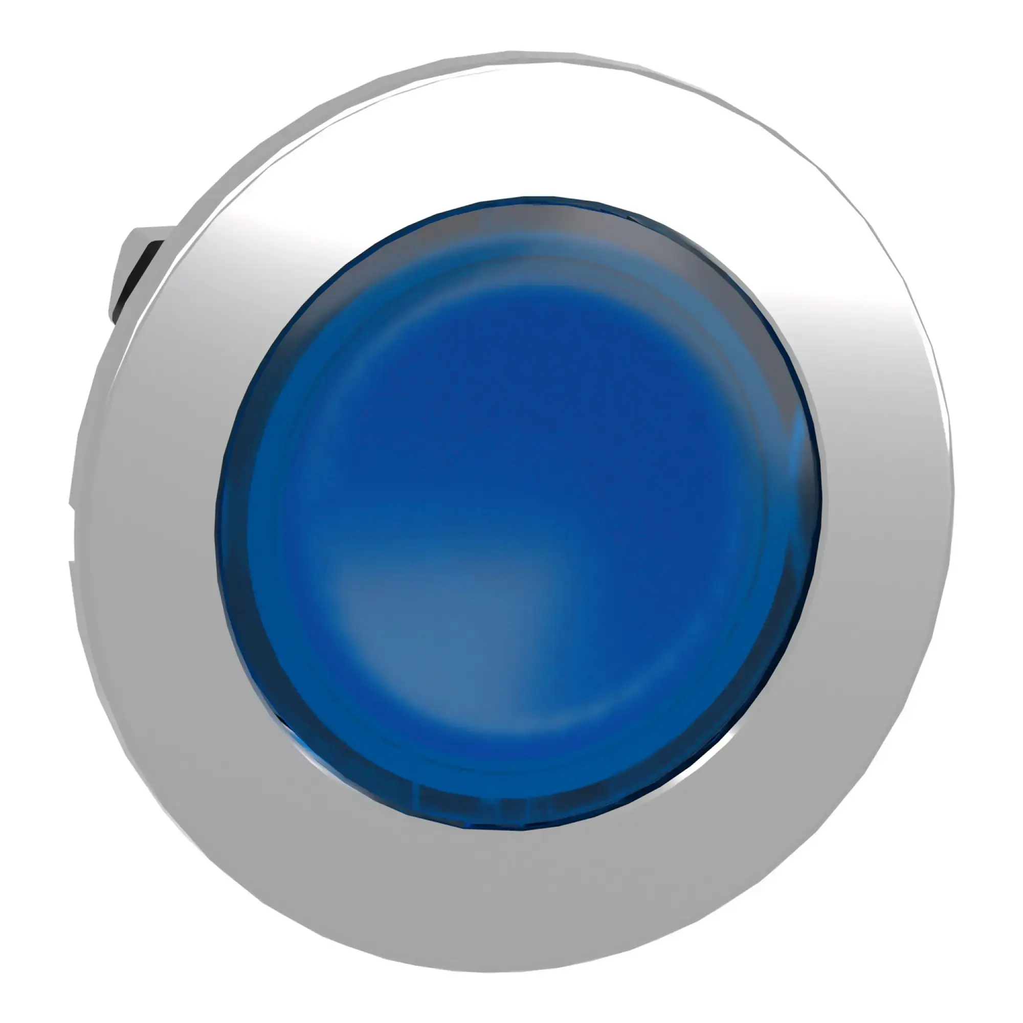 Schneider Electric ZB4FW363 Illuminated push button, front element, Harmony XB4F, metal, 30mm, blue, unmarked, momentary, for universal LED (img_010)