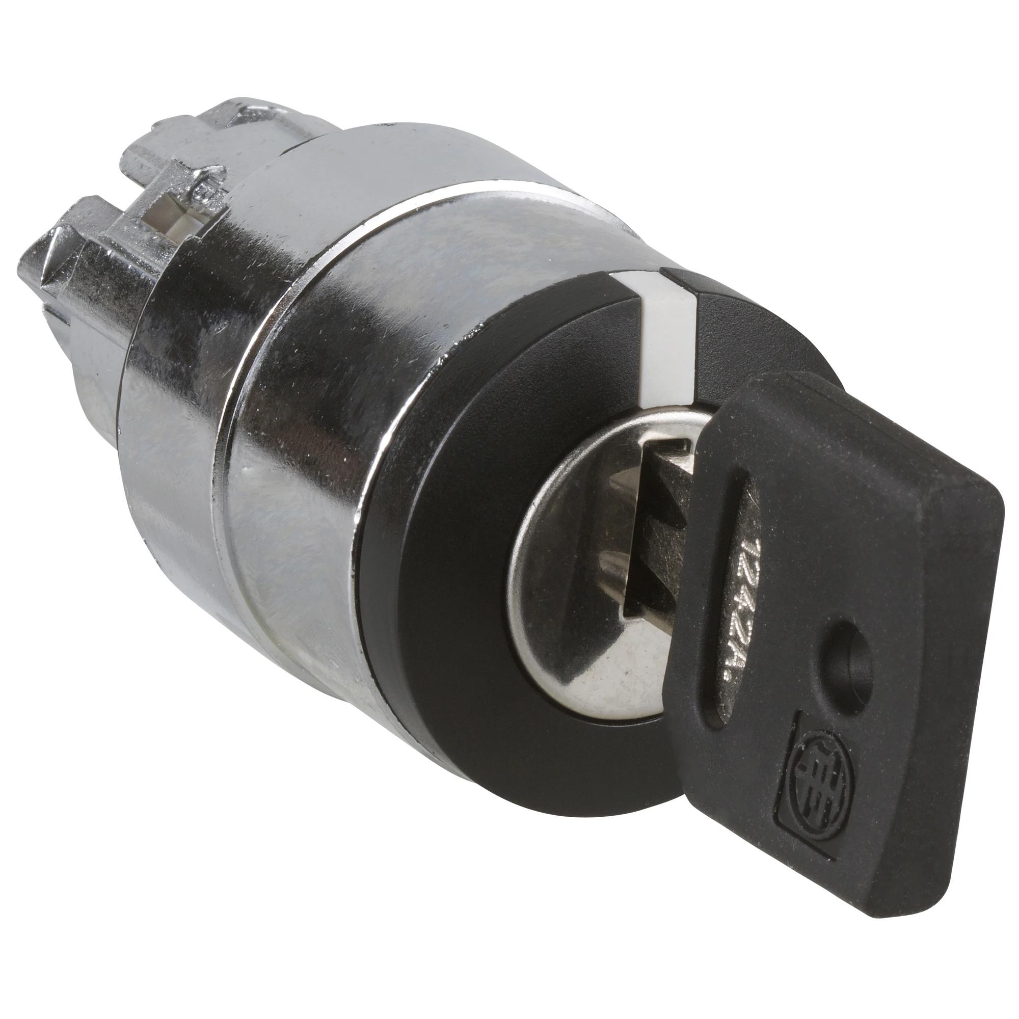 Schneider Electric ZB4BG2K1242A Front element for key switch ZB4, black, 2 positions (img_001)