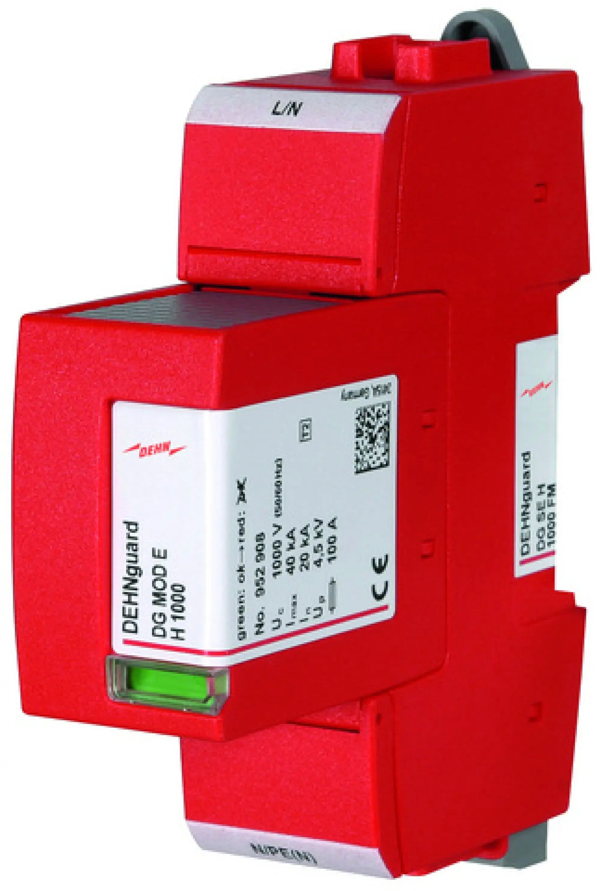 Dehn 952938 Surge arrester Type 2 DEHNguard SE 1-pole Uc 1000V AC w. remote sign. cont. (img_001)