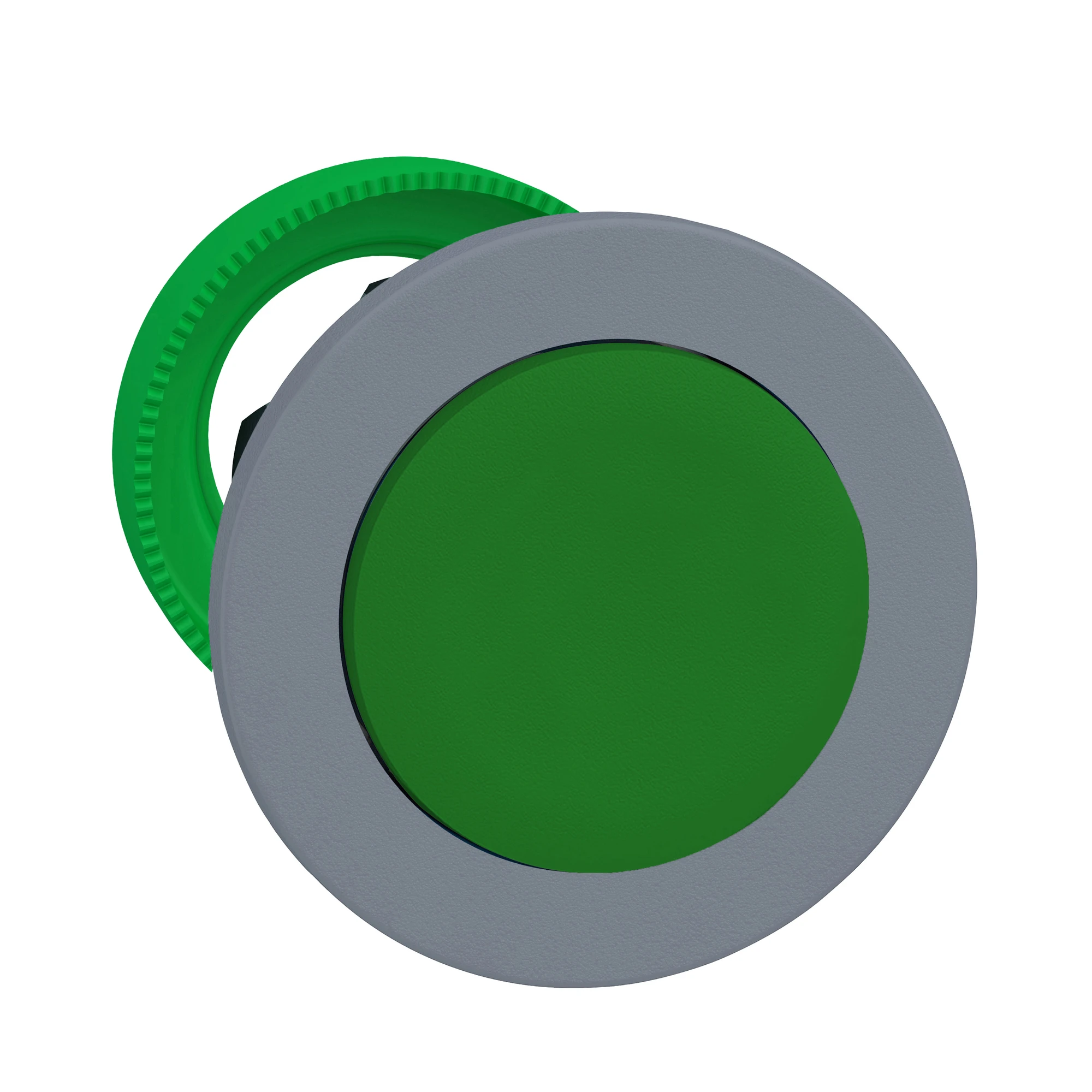 Schneider Electric ZB5FL3C0 Pushbutton, Front Element, Harmony XB5F, Plastic, 30mm, Light Gray, Green, Projecting, Unlabeled, Momentary (img_001) Schneider Electric ZB5FL3C0 Pushbutton, Front Element, Harmony XB5F, Plastic, 30mm, Light Gray, Green, Projecting, Unlabeled, Momentary (img_001)