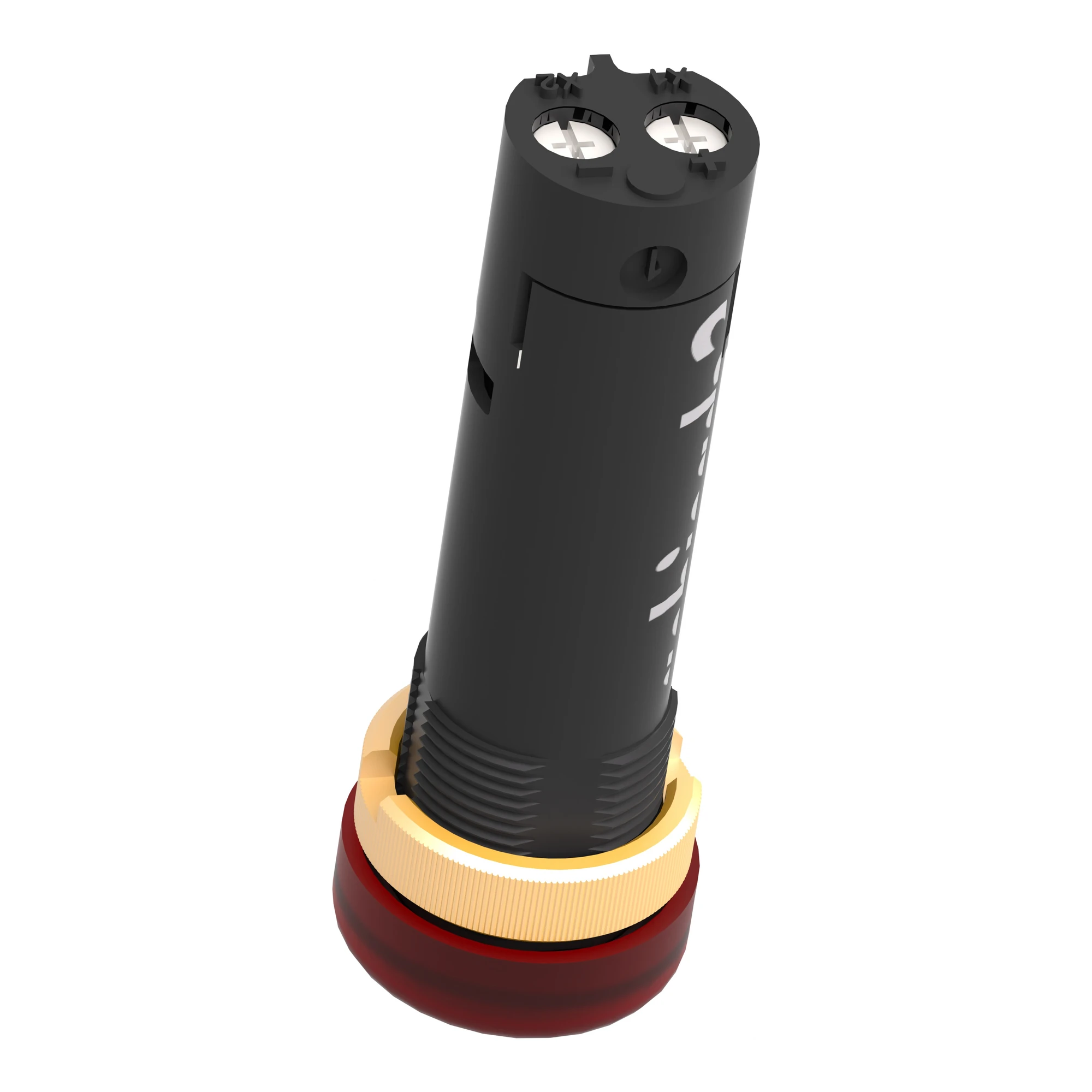 Schneider Electric XVLA324 Indicator light, Harmony XVL, 12mm, red, protected LED, 12V DC, thread connection (img_005)