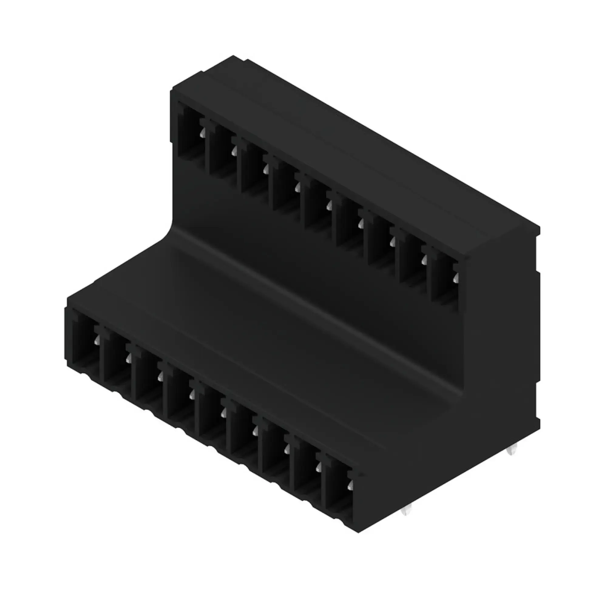 Weidmüller 1033570000 PCB connector (board connection), 160 V, 17.5 A, Pitch in mm: 3.81, Number of poles: 18, THT/THR solder connection, Box (img_001)
