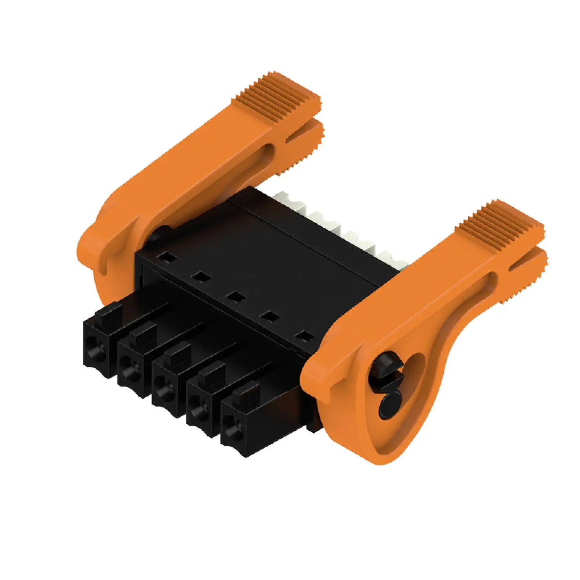 Weidmüller 2442800000 PCB connector (wire connection), 160 V, 17.5 A, Pitch in mm: 3.81, 1.5 mm², Number of poles: 5, PUSH IN with actuator, Box (img_001)