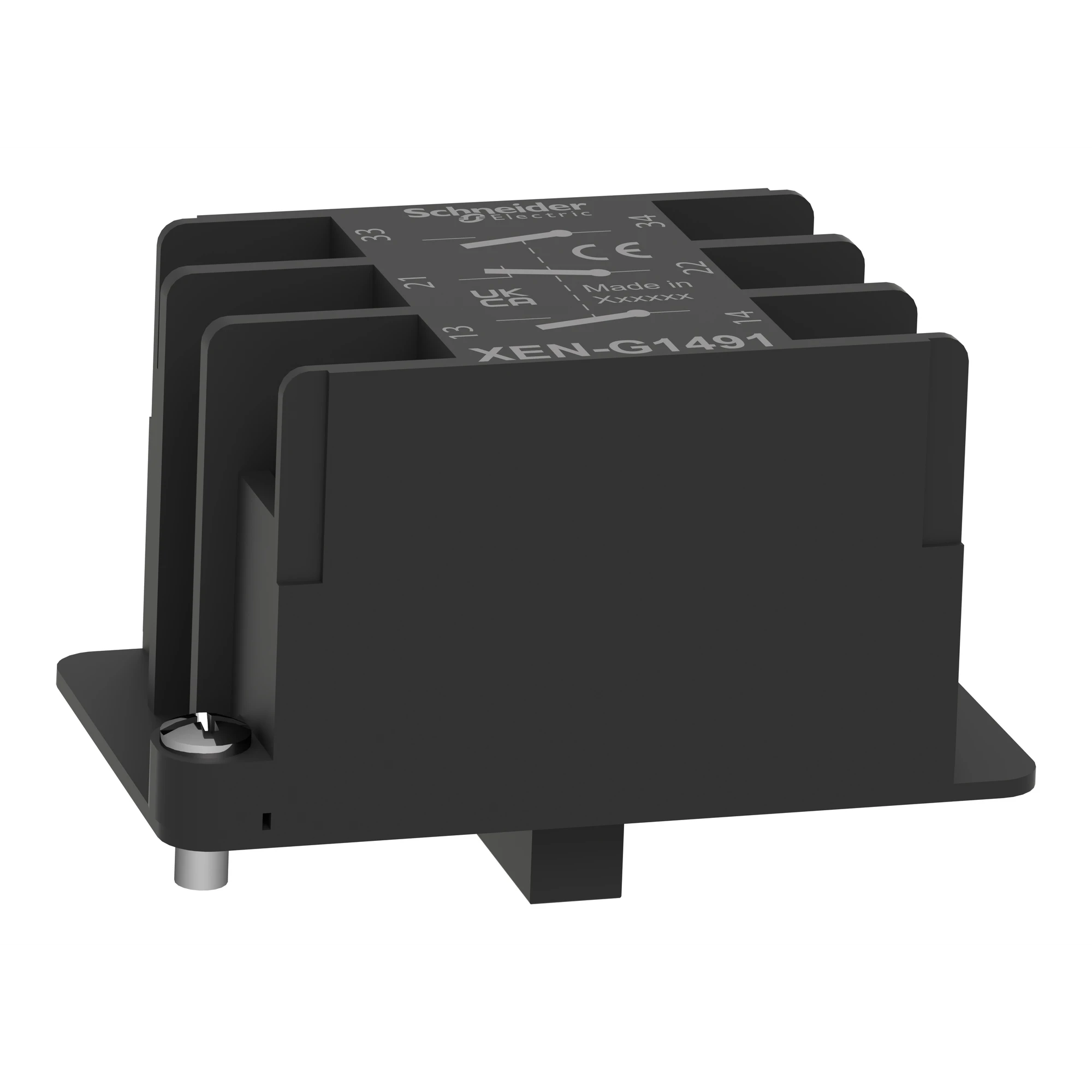 Schneider Electric XENG1491 Auxiliary switch without snap action, 1NO+2NC, front mounting (img_004) Schneider Electric XENG1491 Auxiliary switch without snap action, 1NO+2NC, front mounting (img_004)