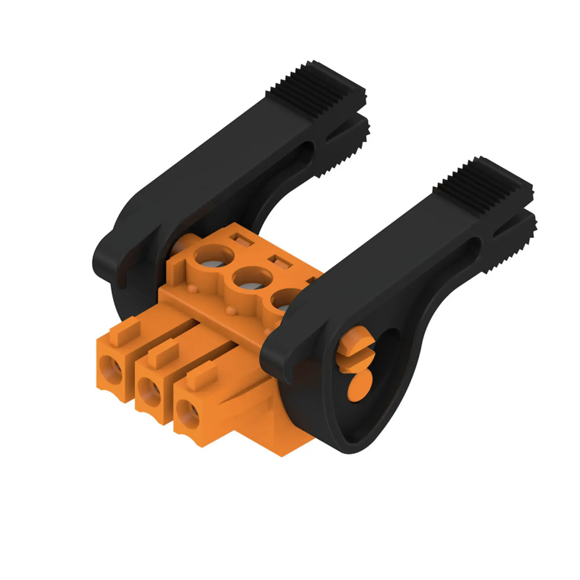 Weidmüller 2442370000 PCB connector (wire connection), 160 V, 17.5 A, Pitch in mm: 3.81, 1.5 mm², Number of poles: 3, Clamping yoke connection, Box (img_001)