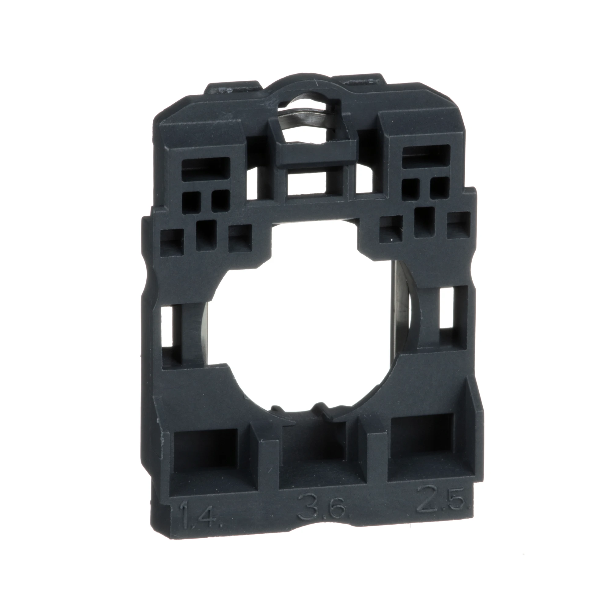 Schneider Electric ZB5AZ009 Mounting flange, adapter, Harmony XB5, plastic, 22mm, 30mm, for auxiliary contacts, LED module (img_001) Schneider Electric ZB5AZ009 Mounting flange, adapter, Harmony XB5, plastic, 22mm, 30mm, for auxiliary contacts, LED module (img_001)