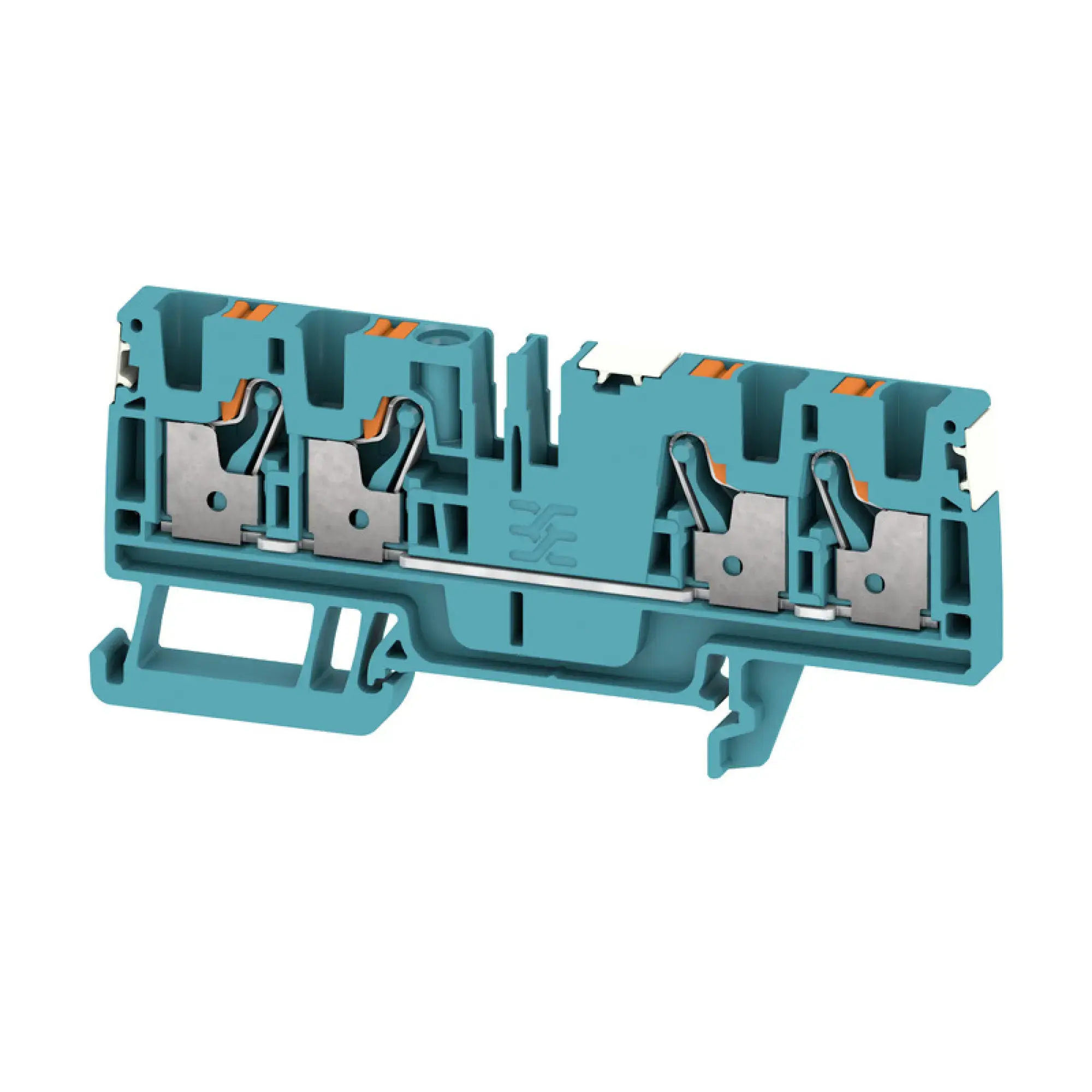 Weidmüller 2674850000 Feed-through terminal block, PUSH IN, blue, 4 mm², 32 A, 800 V, Number of connections: 4 (img_001)