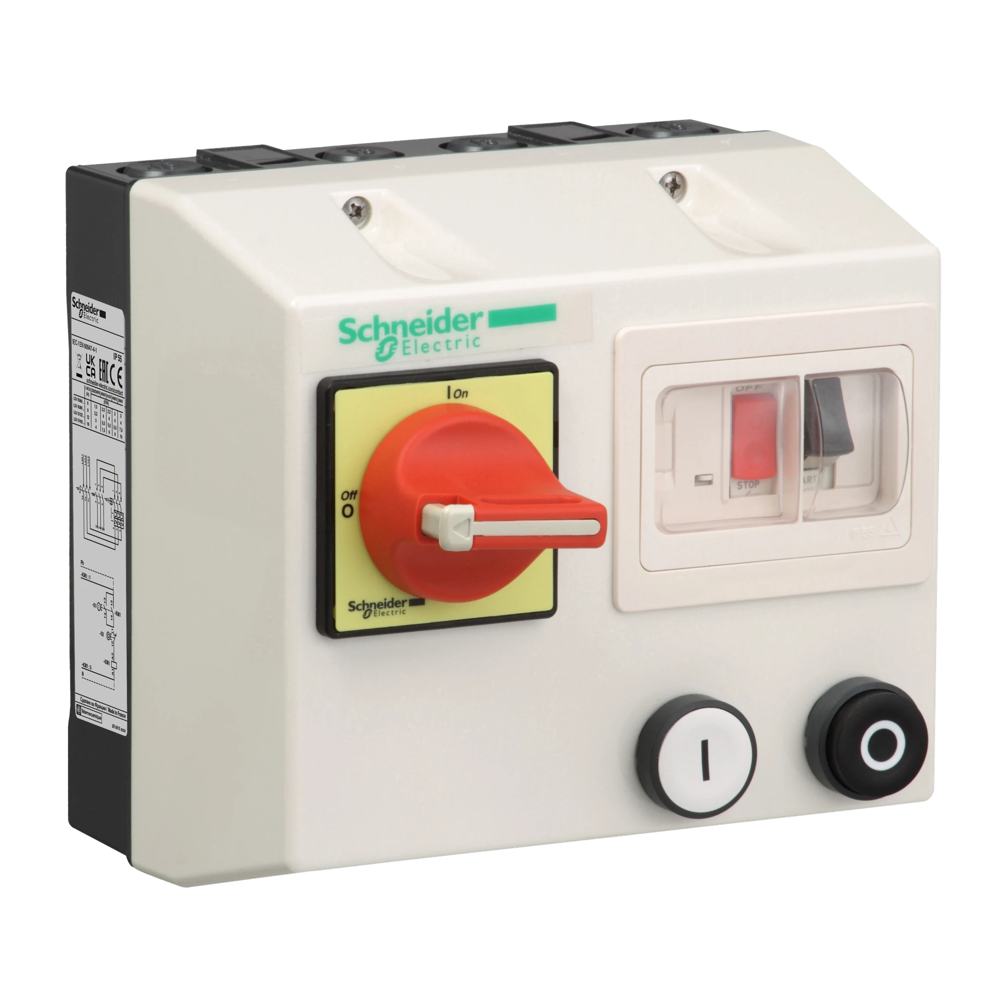 Schneider Electric LG1K095M714 Enclosed Direct Starter, 1 Direction of Rotation, TeSys LG1-K, 6-10A, Coil 220V AC (img_001) Schneider Electric LG1K095M714 Enclosed Direct Starter, 1 Direction of Rotation, TeSys LG1-K, 6-10A, Coil 220V AC (img_001)