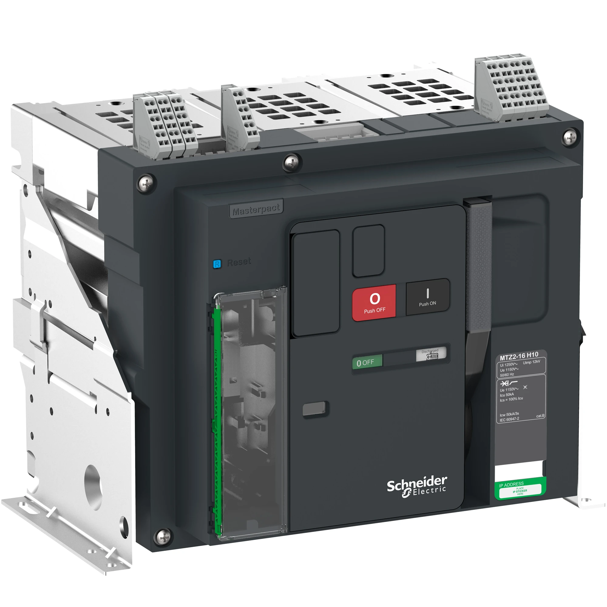 Schneider Electric LV846543 MasterPacT MTZ2 16 H10 1600A 3P Icu=50kA@1150V Fixed Mount Basic Switch (img_001) Schneider Electric LV846543 MasterPacT MTZ2 16 H10 1600A 3P Icu=50kA@1150V Fixed Mount Basic Switch (img_001)
