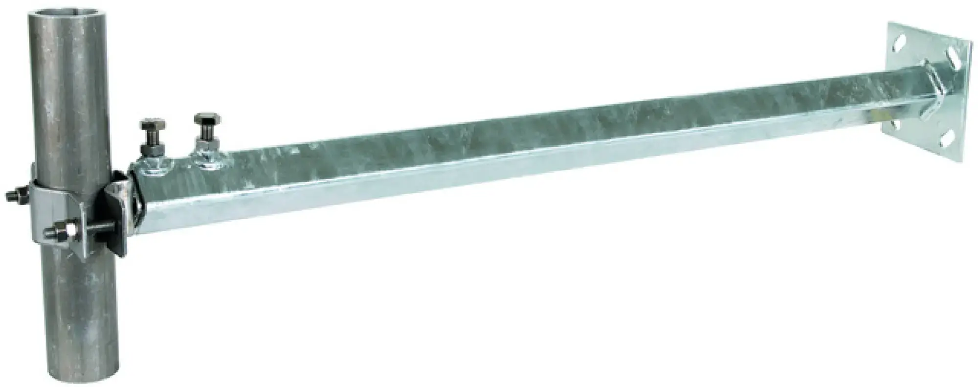 Dehn 105349 Wall mount. bracket St/tZn-StSt f. pipes D 40-50mm adjust. wall dist. 700-1300mm (img_001)