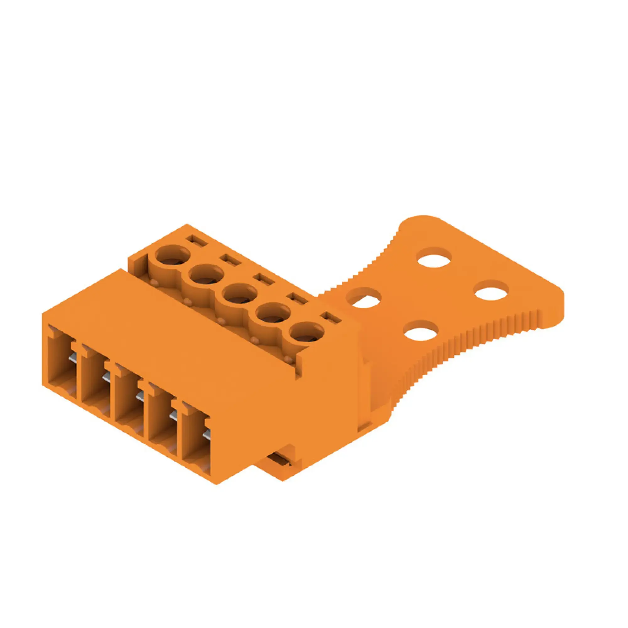 Weidmüller 1237010000 PCB connector (wire connection), 160 V, 17.5 A, Pitch in mm: 3.81, 1.5 mm², Number of poles: 5, Clamping yoke connection, Box (img_004)