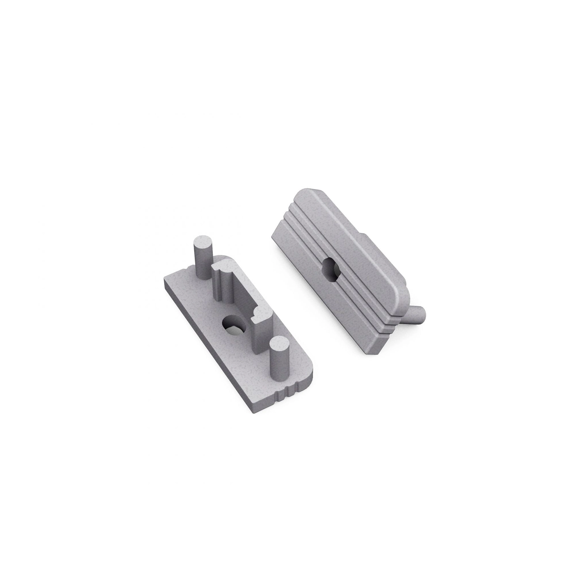 WSU Lights Endkappe Mit Öffnung Oberfläche 10mm ( 2 Stück )