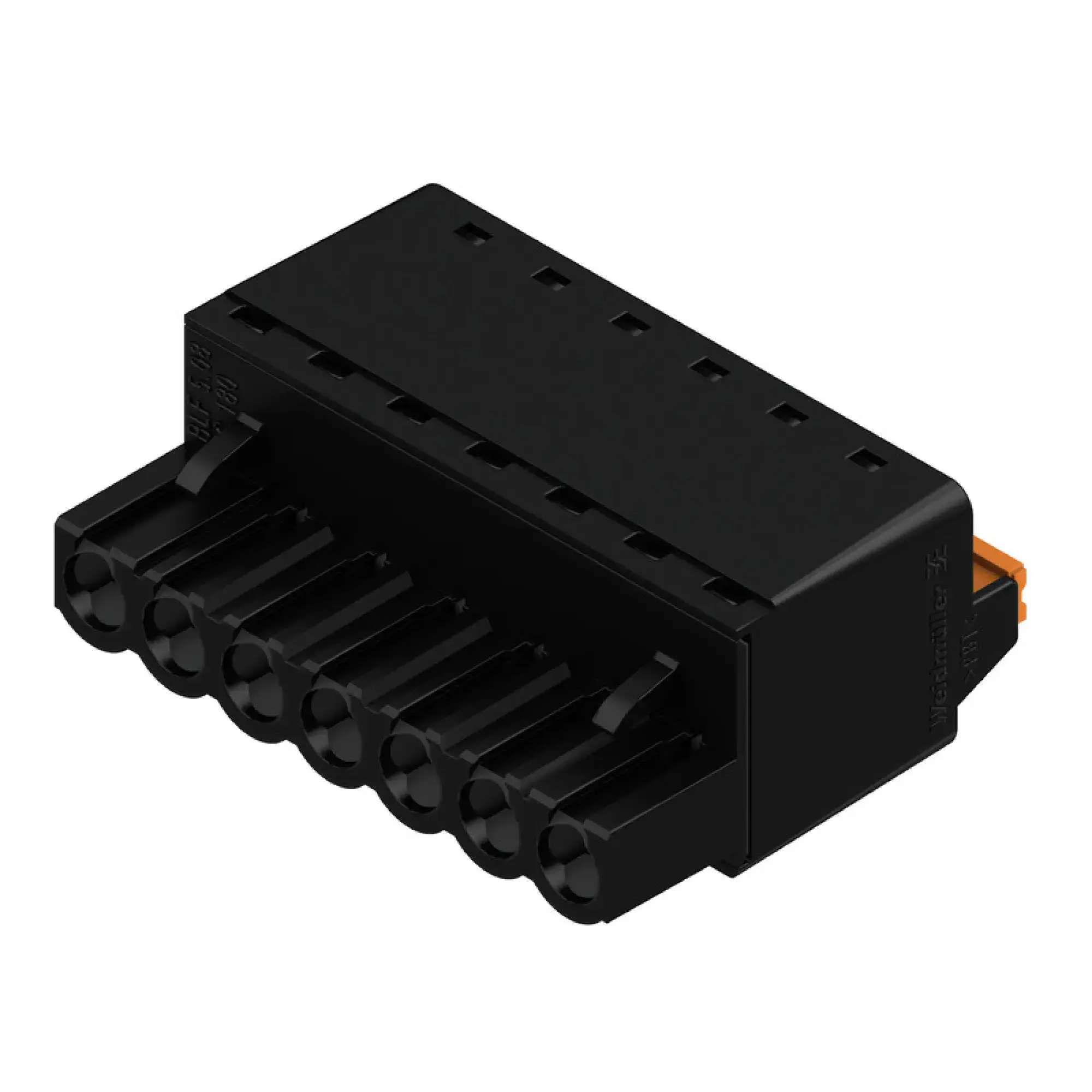 Weidmüller 1013480000 PCB connector (wire connection), 320 V, 24 A, Pitch in mm: 5.08, 3.31 mm², Number of poles: 7, PUSH IN with actuator, Box (img_001)