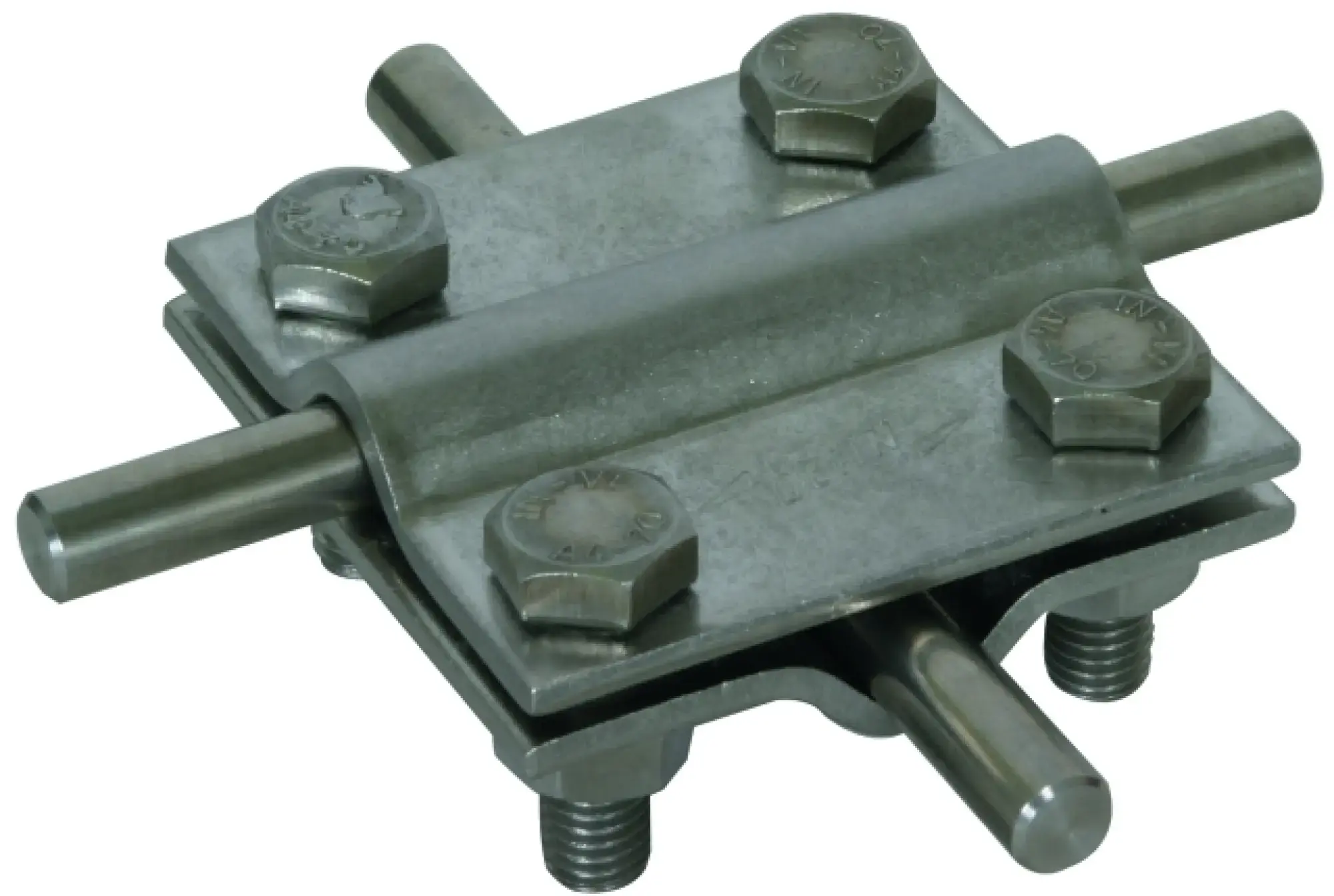 Dehn 318219 Cross unit StSt(V4A) f.2x Rd 8-10mm Dim. 60x60mm without intermediate plate (img_003)